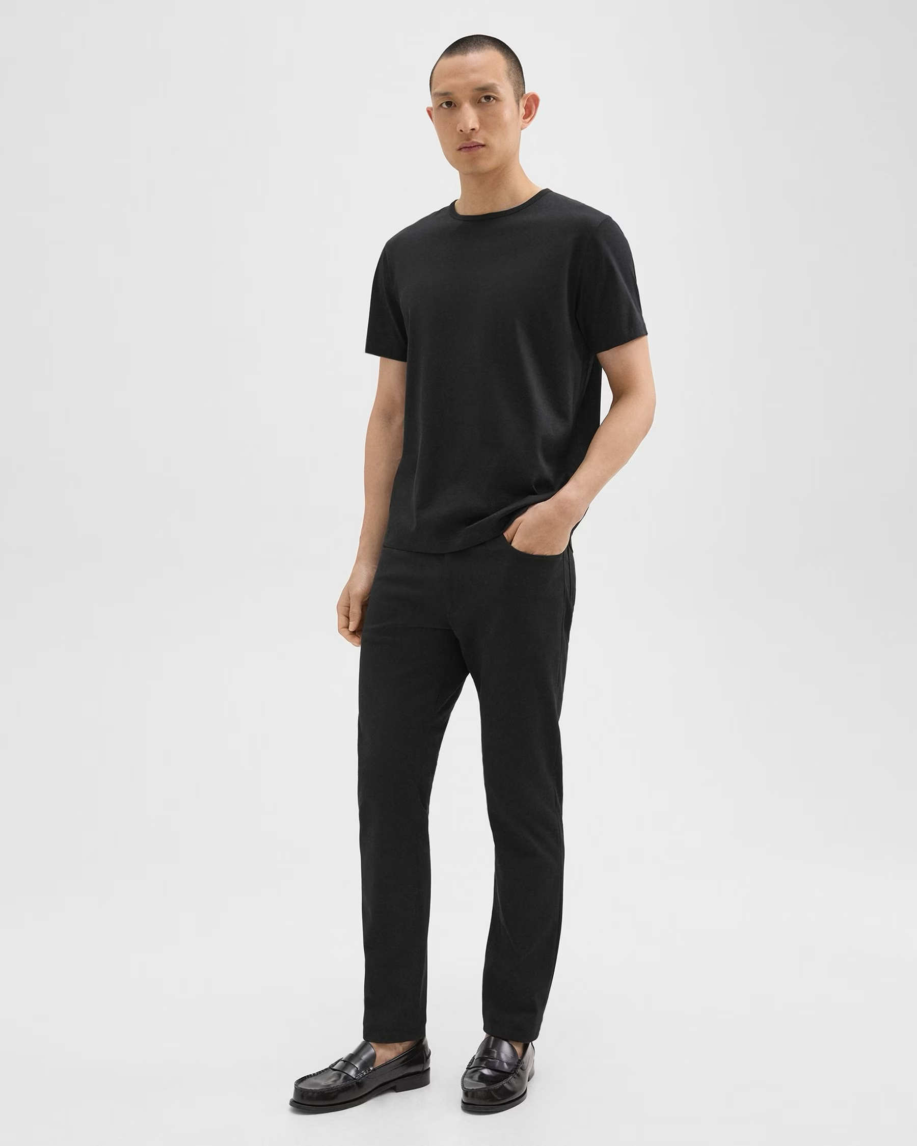 Raffi Pant in Neoteric Twill Black