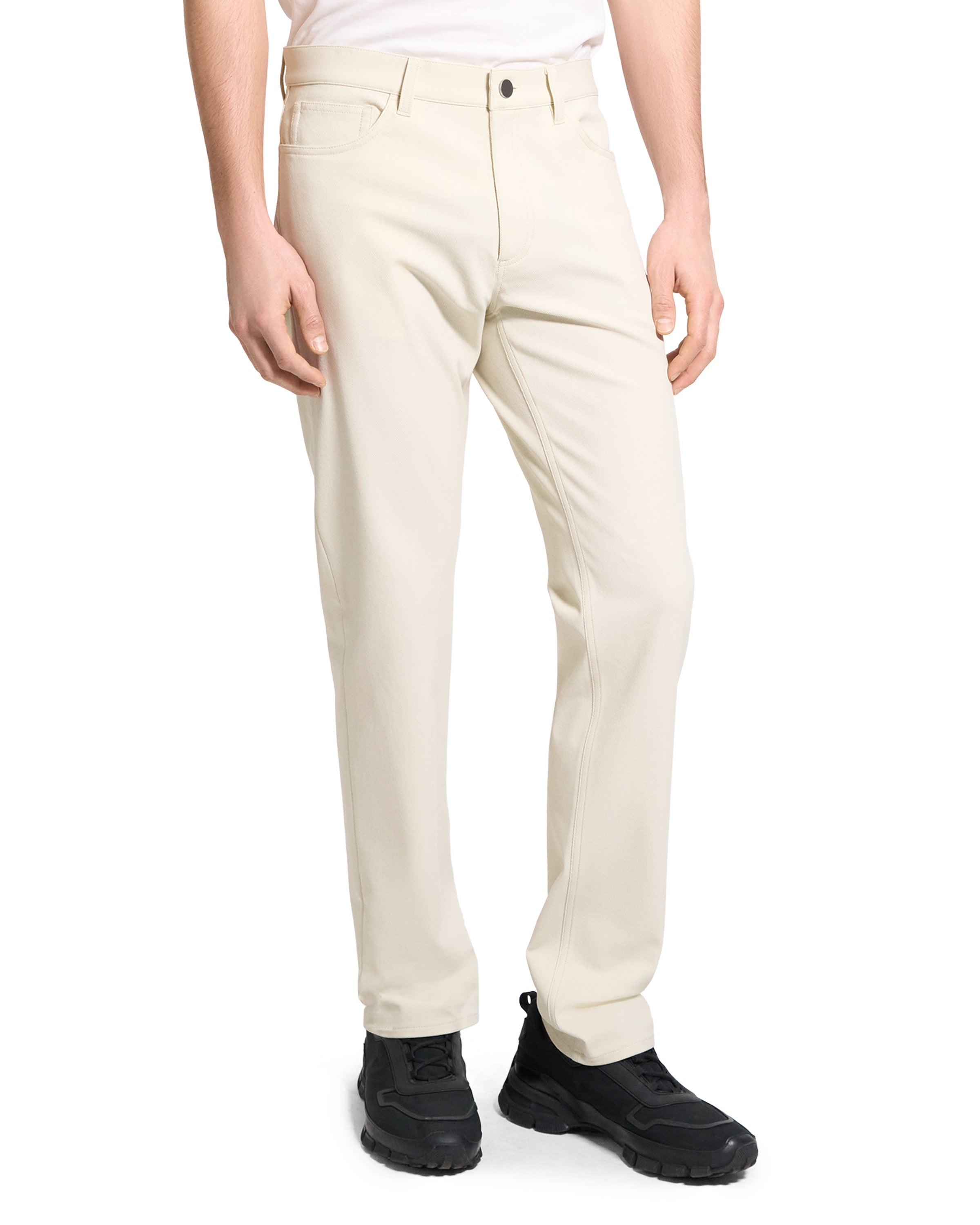 Raffi Pant in Neoteric Twill Oat Milk