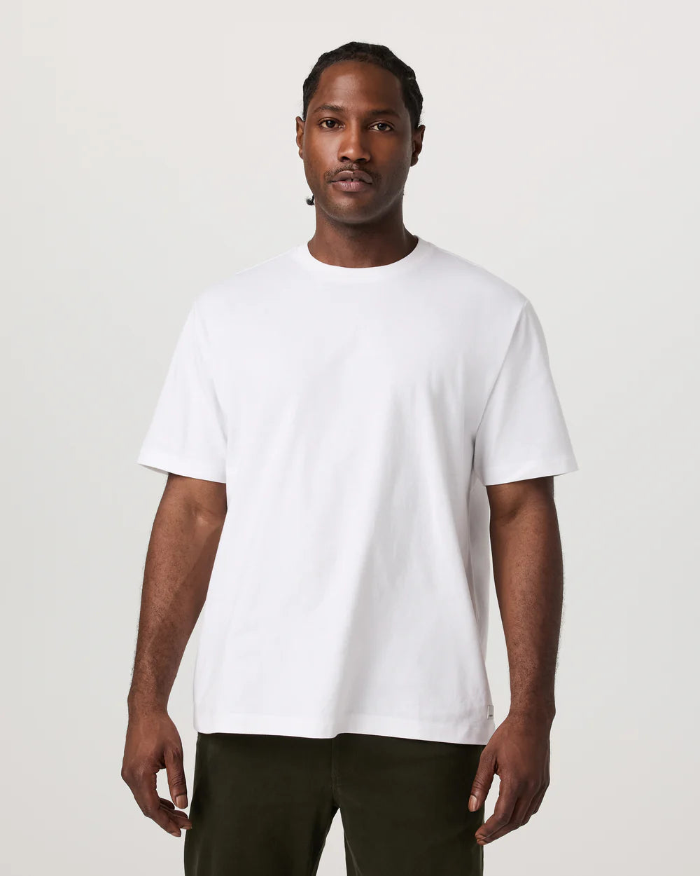 S/S Relaxed Heavyweight Tee White