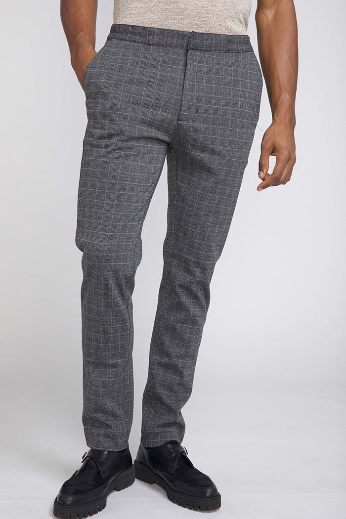 Brooklyn Plaid Pant Charcoal/Gray