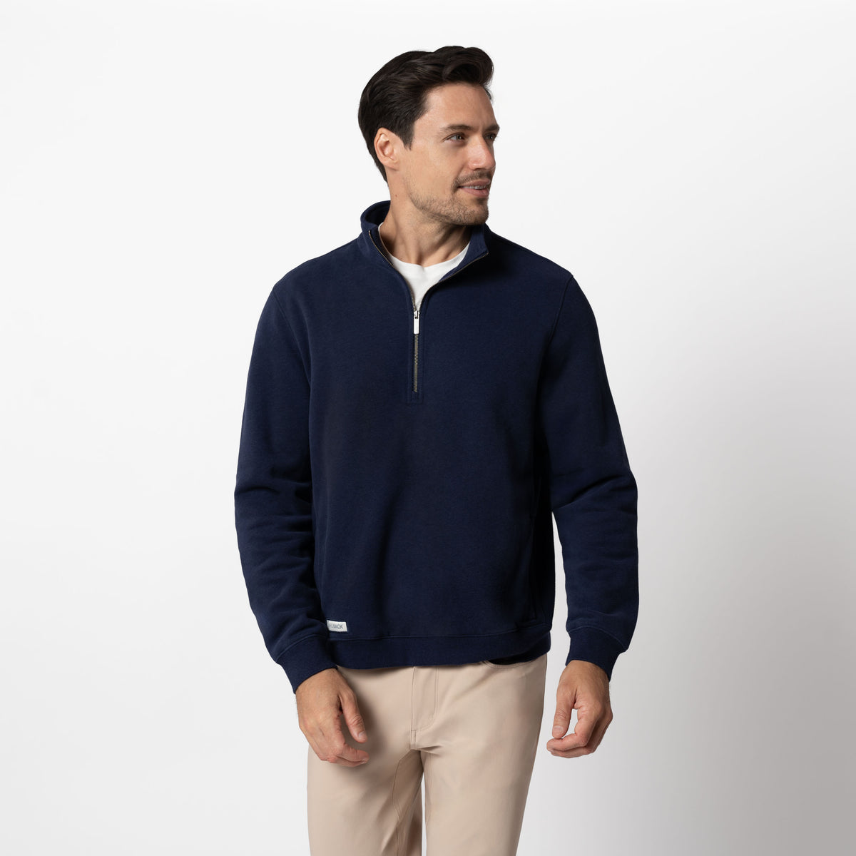 Fleece Ready 1/2 Zip Pullover Heather Indigo Blue