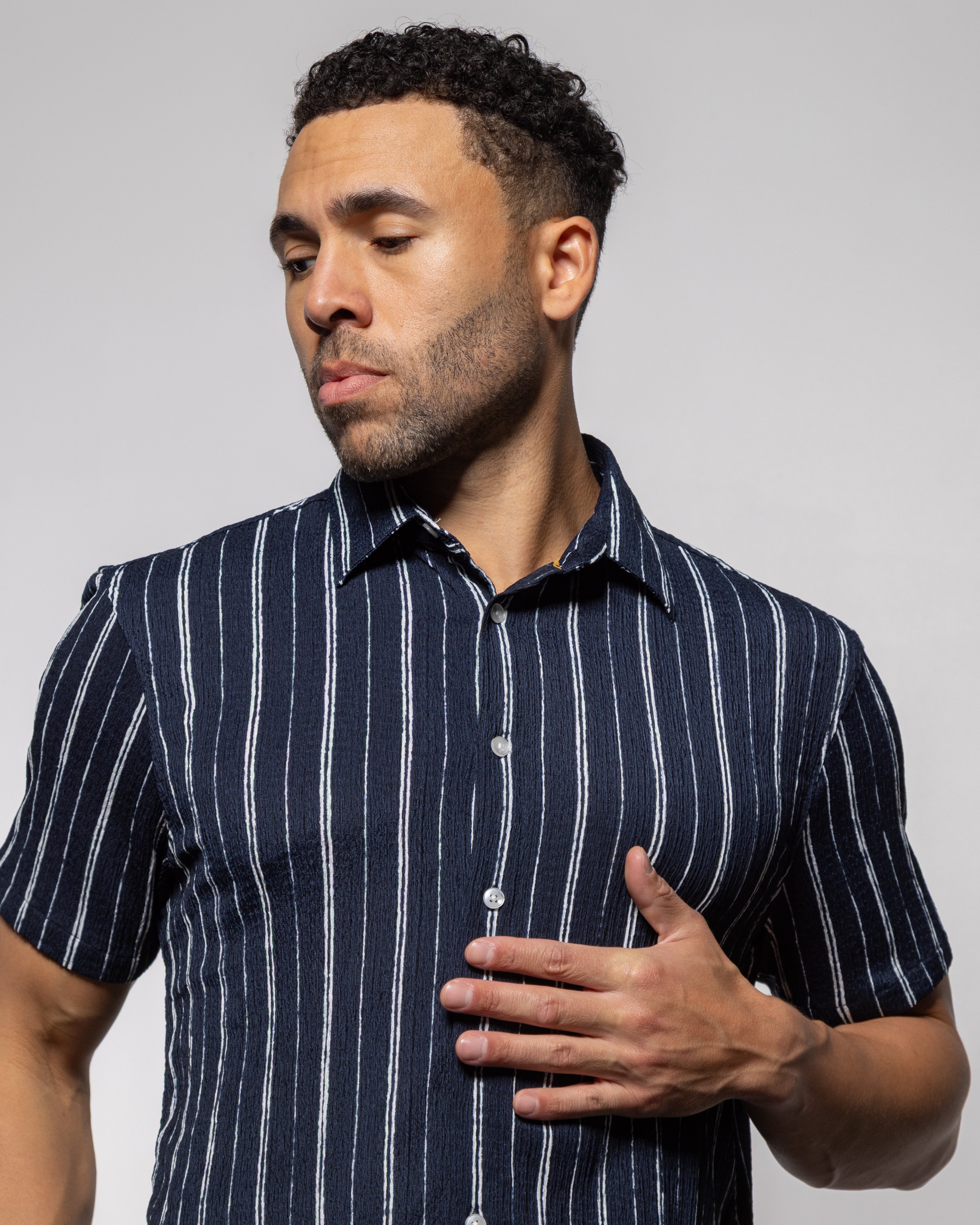 Bali Short Sleeve Shirt Indigo Night