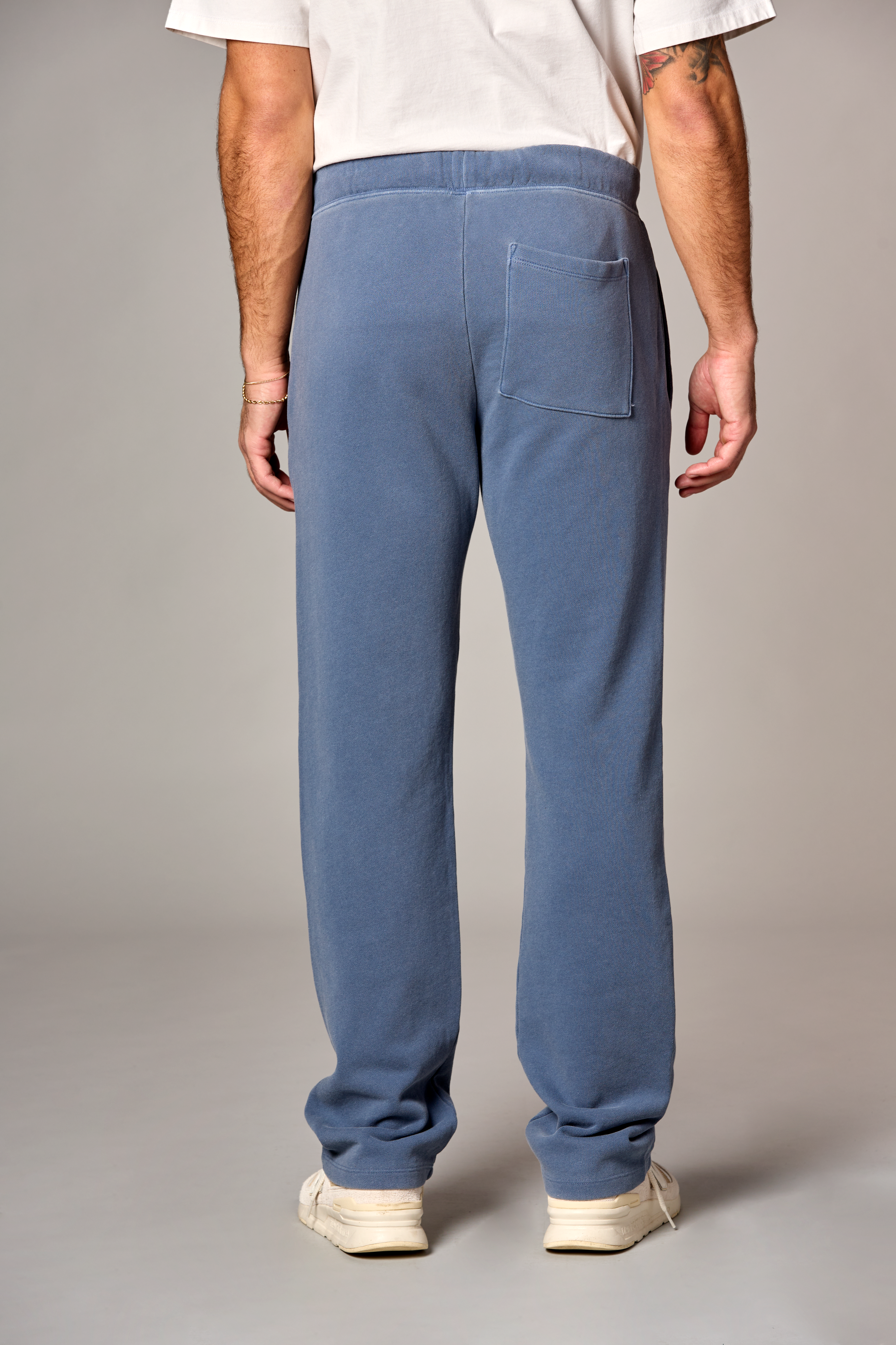 Liam Terry Straight Leg Pant in Faded Navy