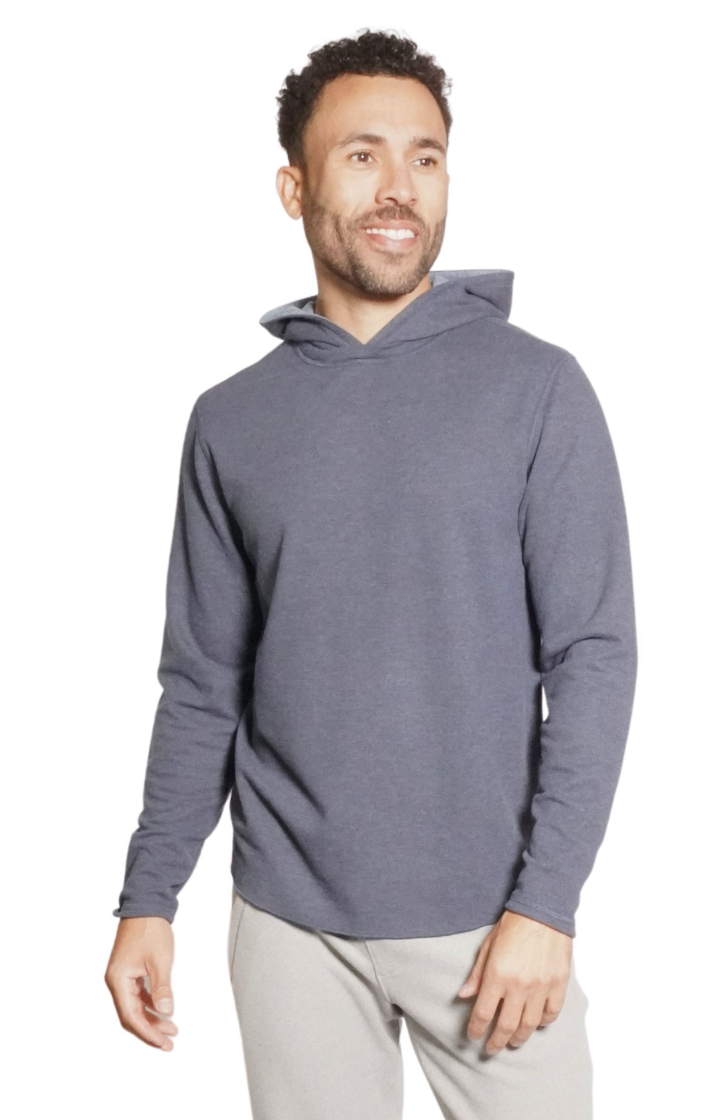 Andy Lux Reversible Hoodie in Concrete