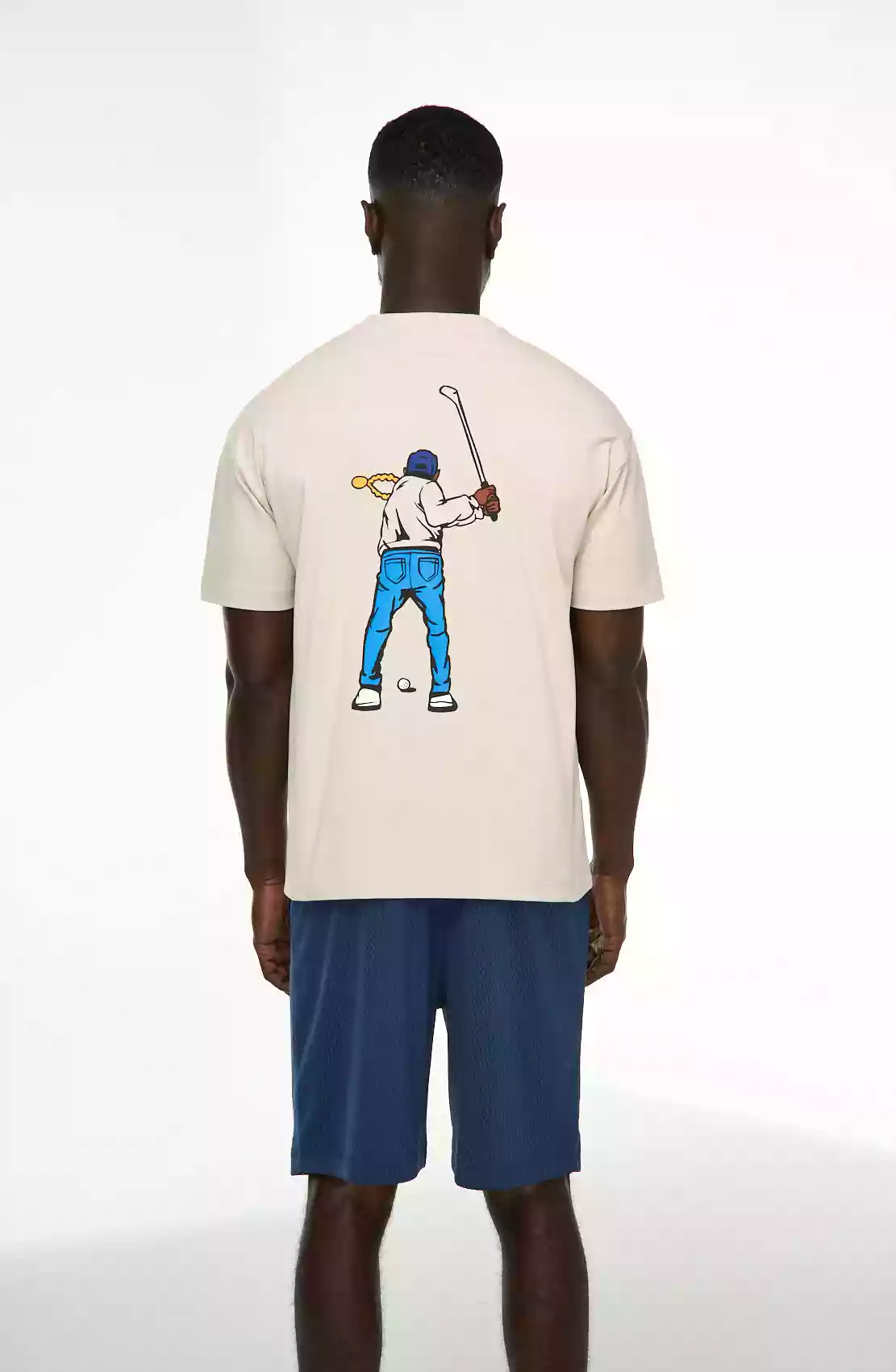 Double Sided Swingman Tee Pumice