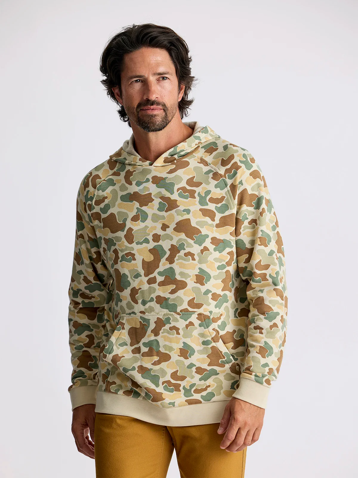 Bamboo Fleece Hoodie in Vintage Camo