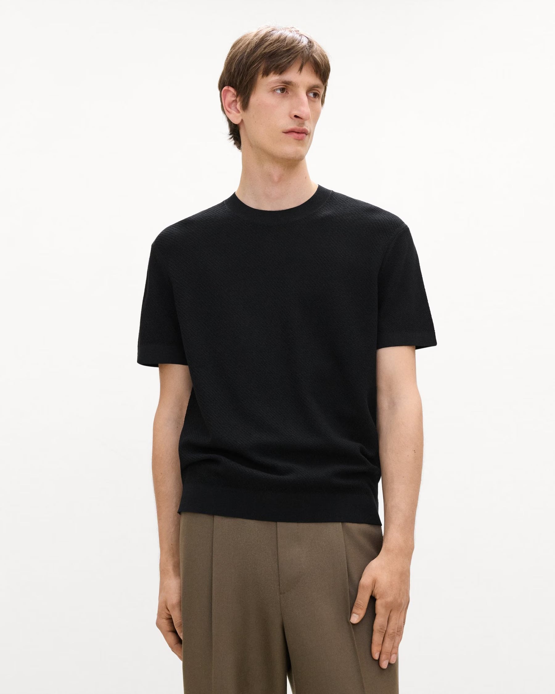 Soris Tee in Light Bilen Black