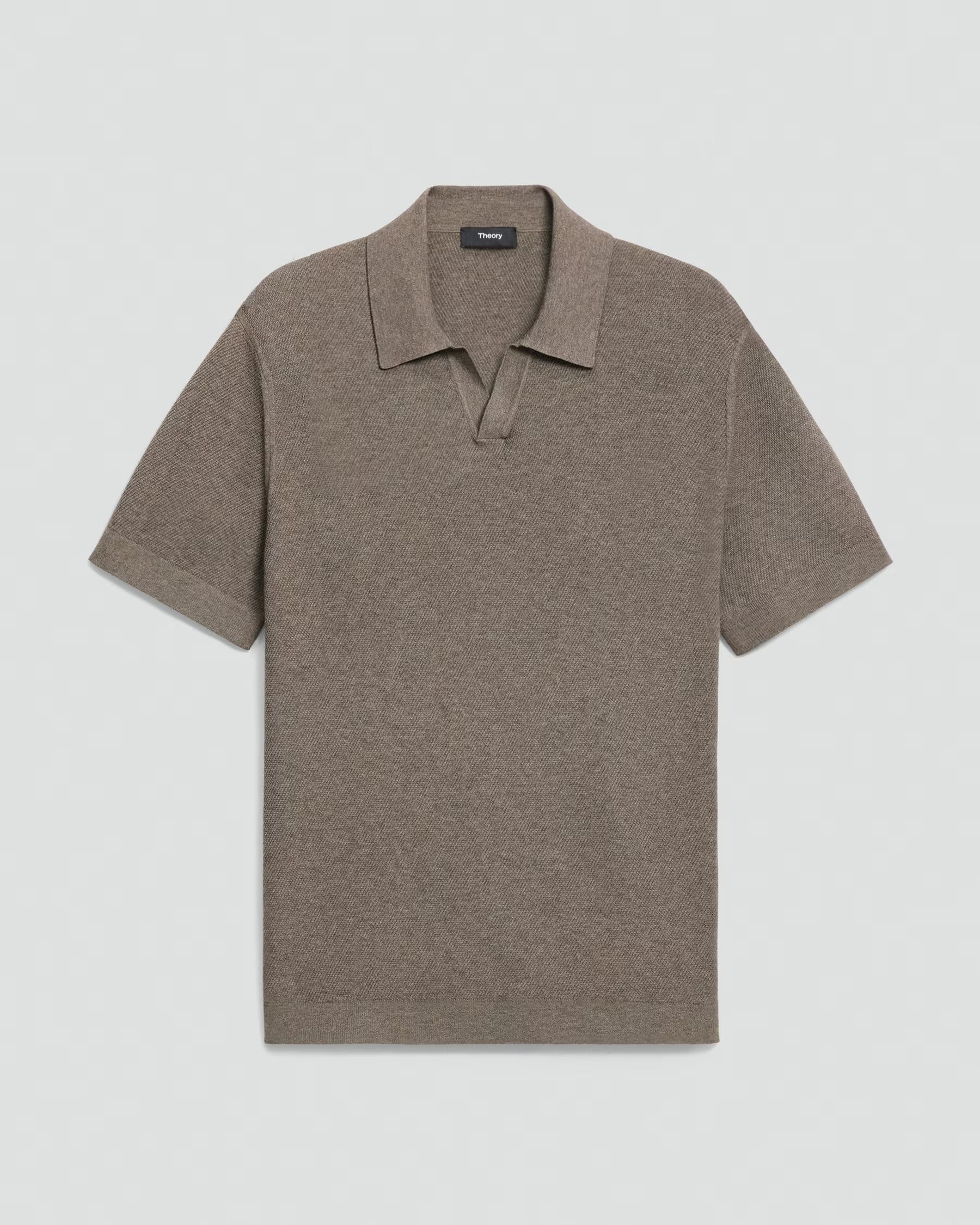 Brenan Polo in Light Bilen Morel Melange