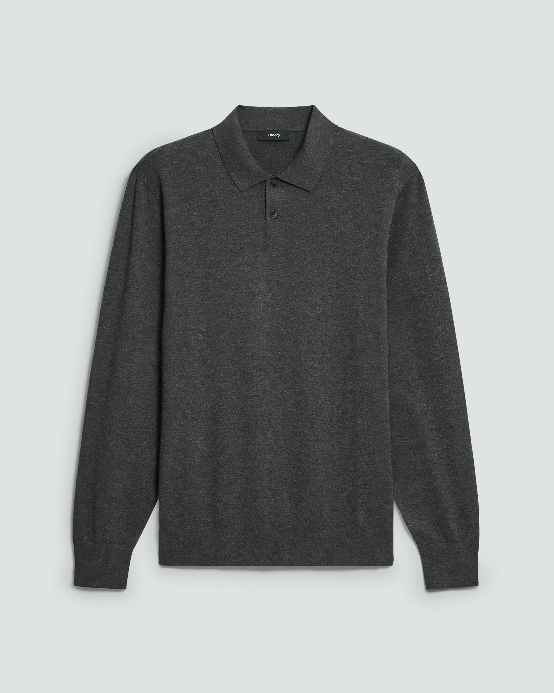 Goris Light Bilen Sweater Polo Charcoal Melange