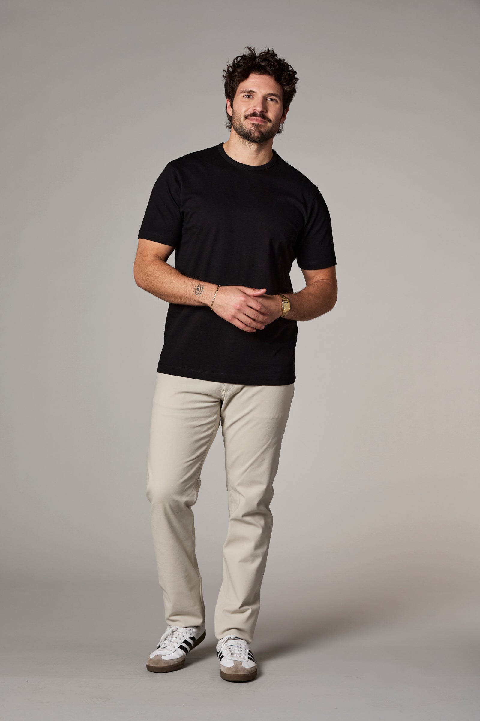 The Rick Crewneck Tee Black