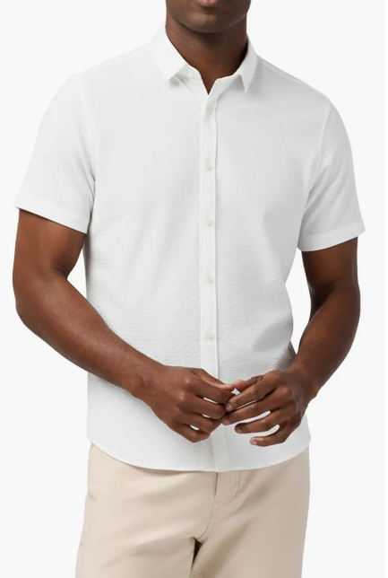 Porter Short Sleeve Shirt White