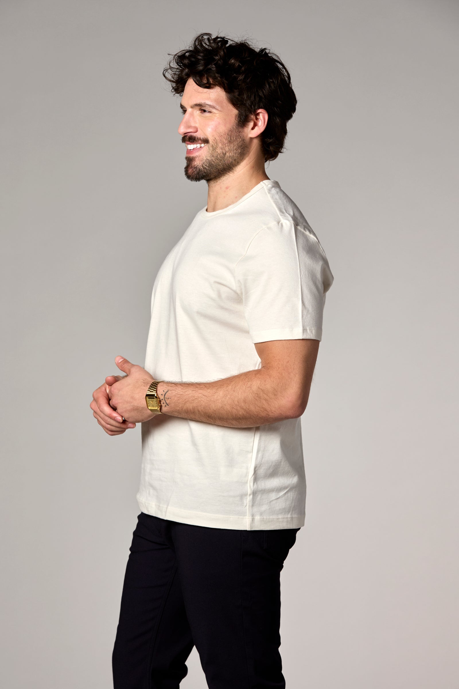 The Rick Crewneck Tee Ivory