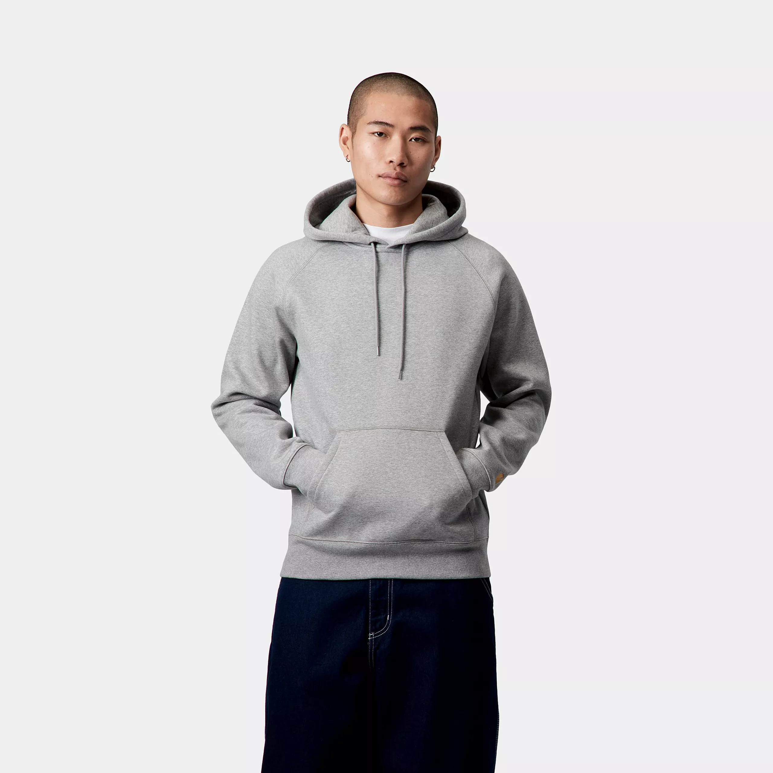 Hooded Chase Sweatshirt Grey Heather/Gold