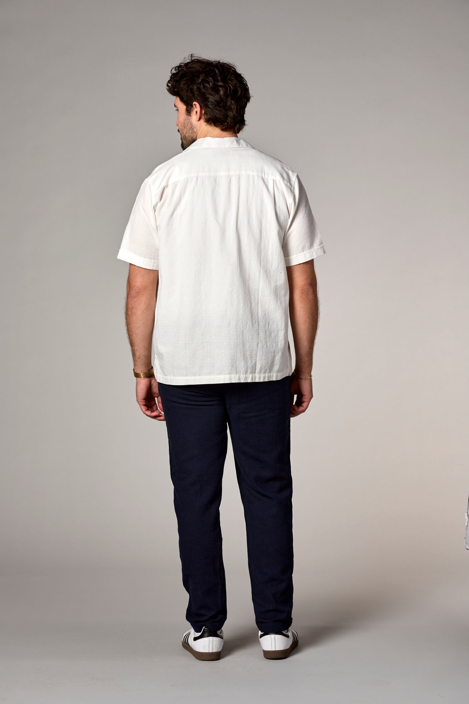 Ephesia Textured Button Down Ivory