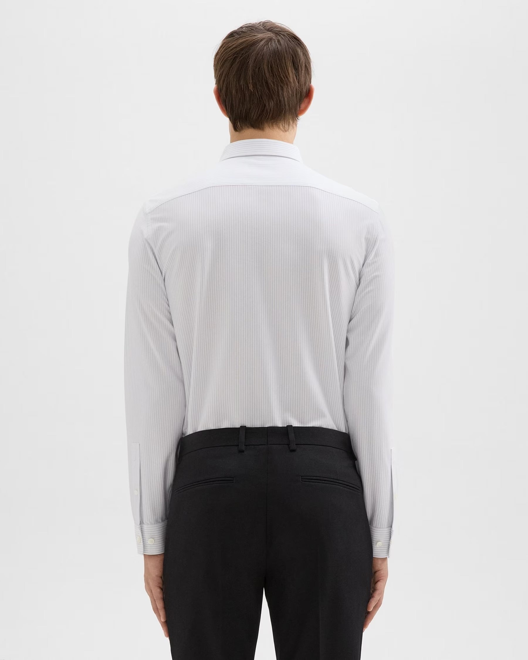 Sylvain Structure Knit Seersucker Shirt