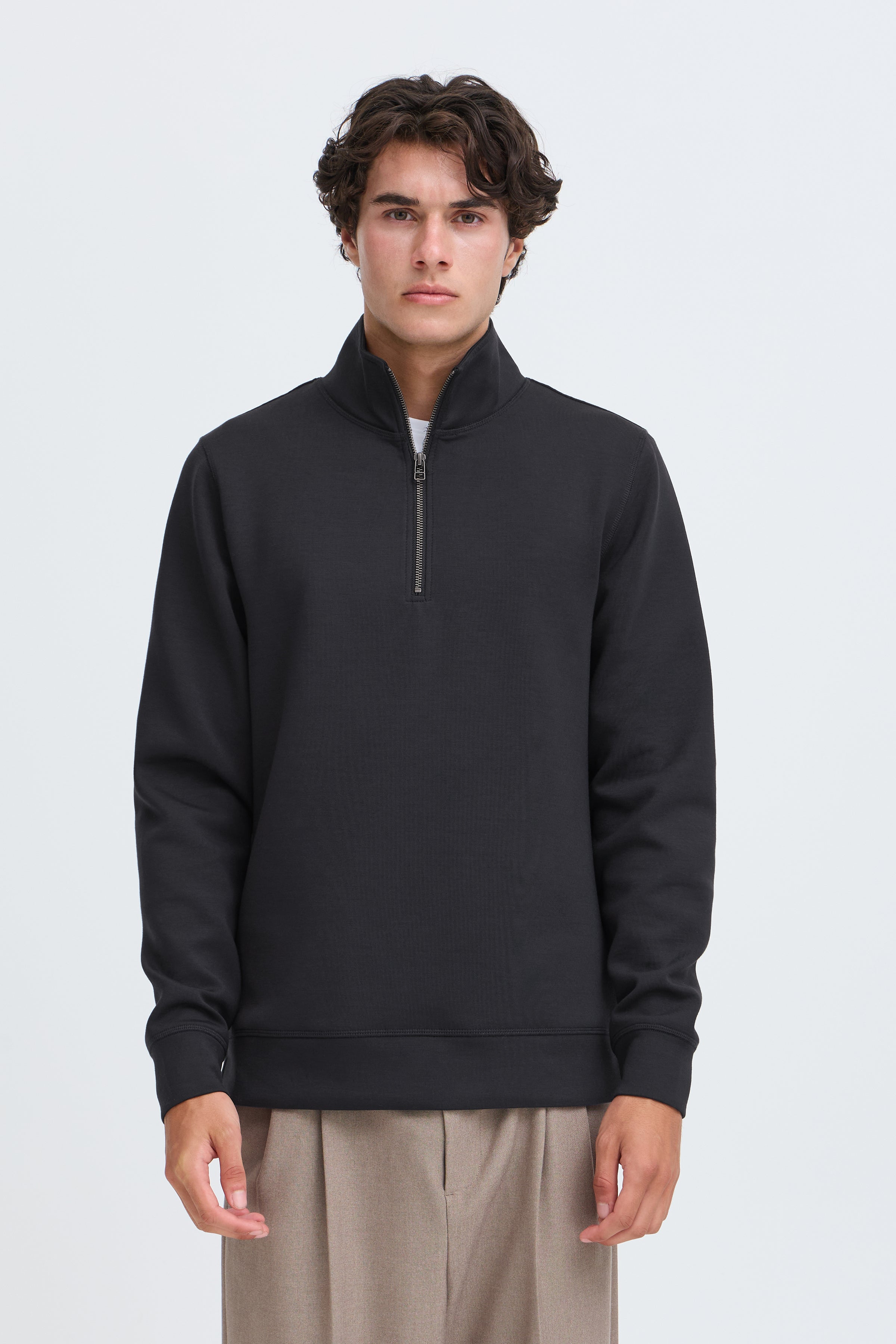 Sebastian Half-Zip Sweatshirt Dark Navy