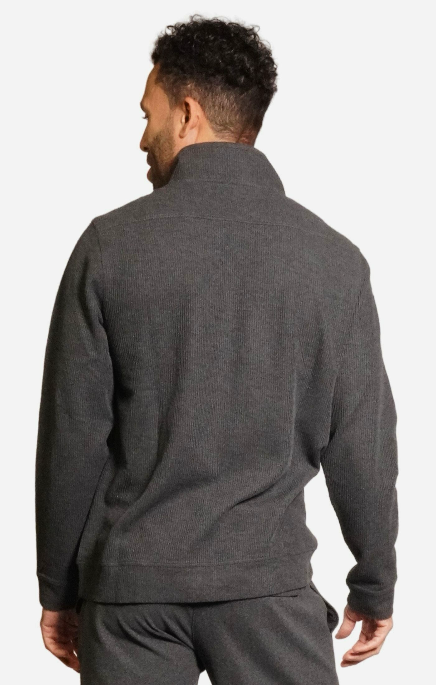 Northend Quarter Zip in Jet Black