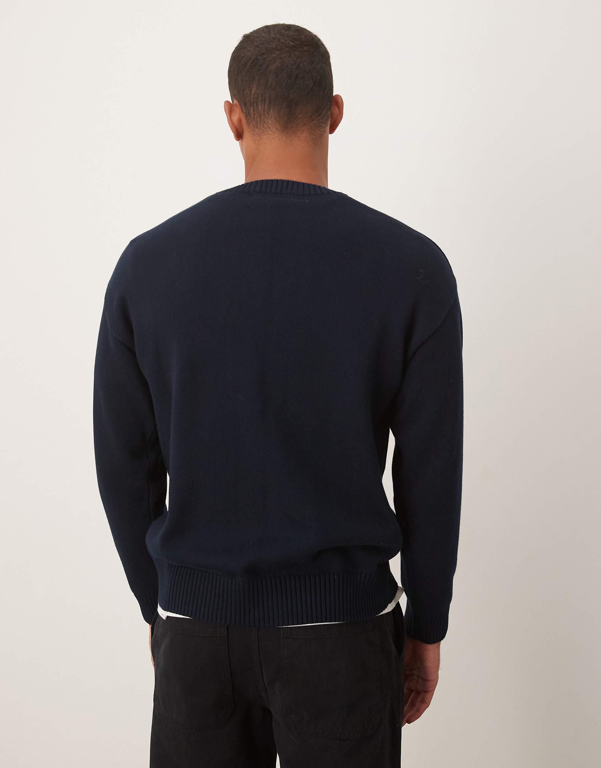 ADA Pilo Knitted Crew Navy