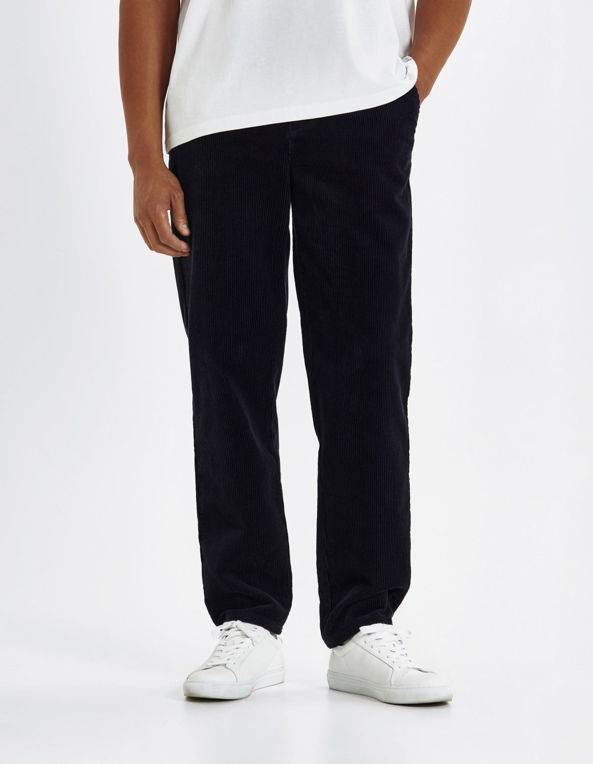 Kody Heavy Corduroy Pants Dark Navy