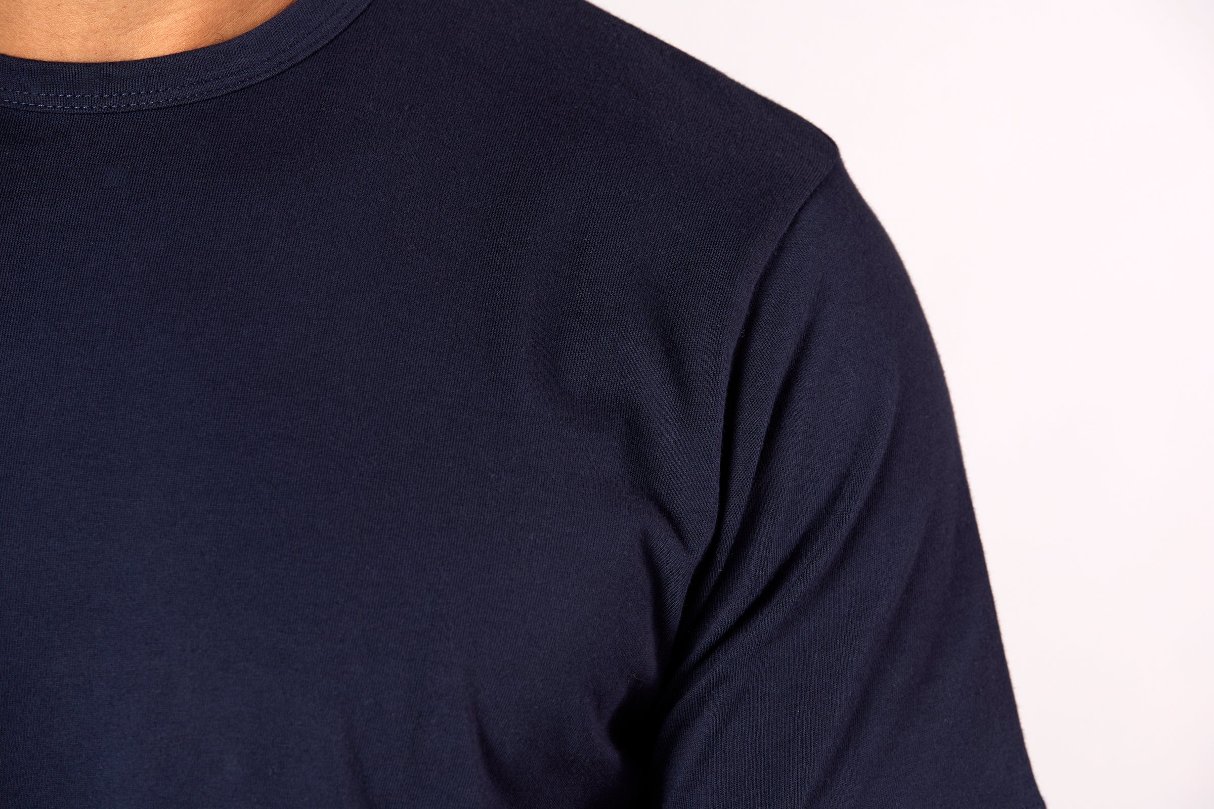 The Hudson Crew Tee in Heavy Cotton Jersey Admiral