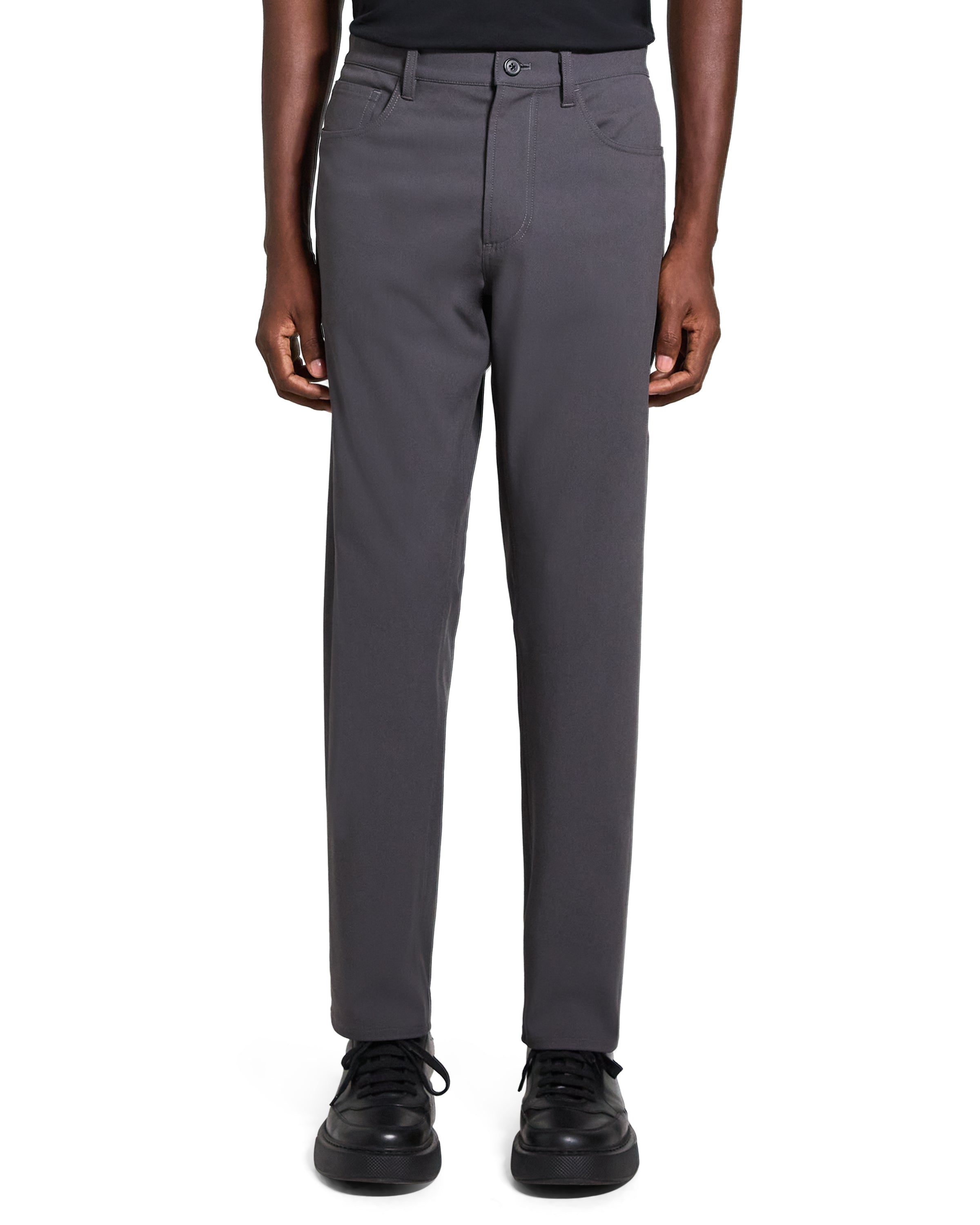 Raffi Pant in Neoteric Twill Dark Grey