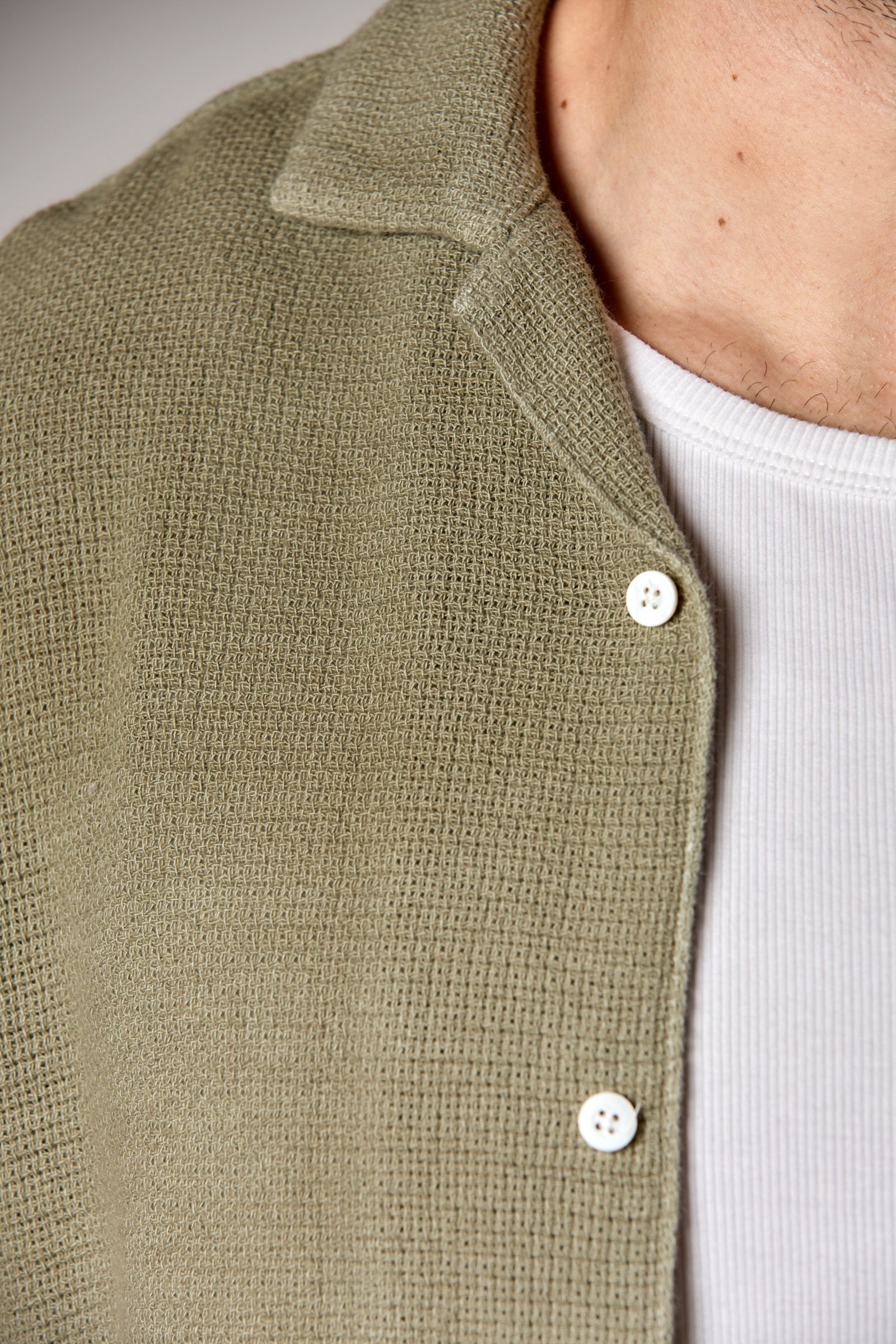 Bahamas S/S Dip Dyed Camp Shirt Dark Olive Dip Dye