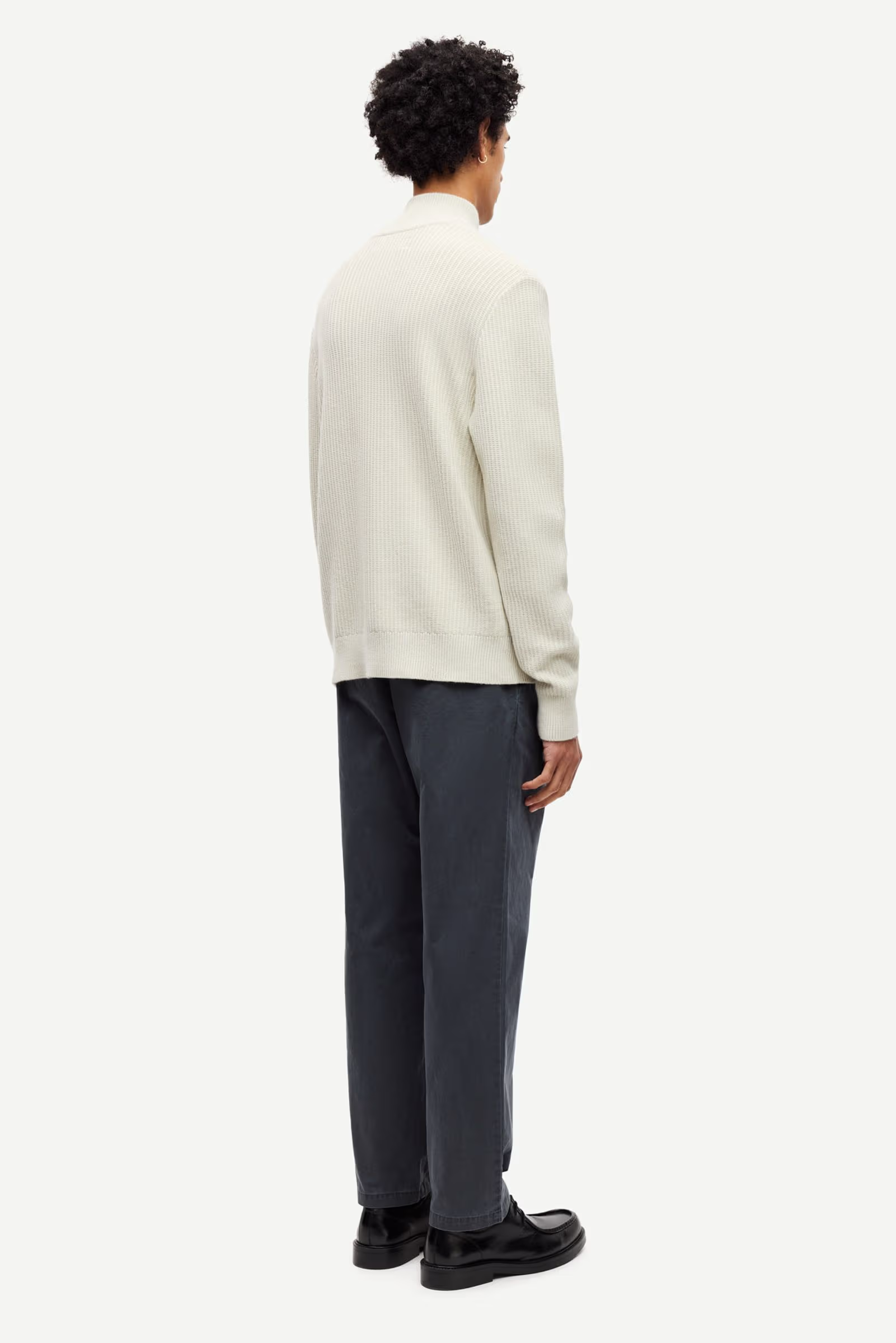 Sadem Zip Cardigan Siver Birch