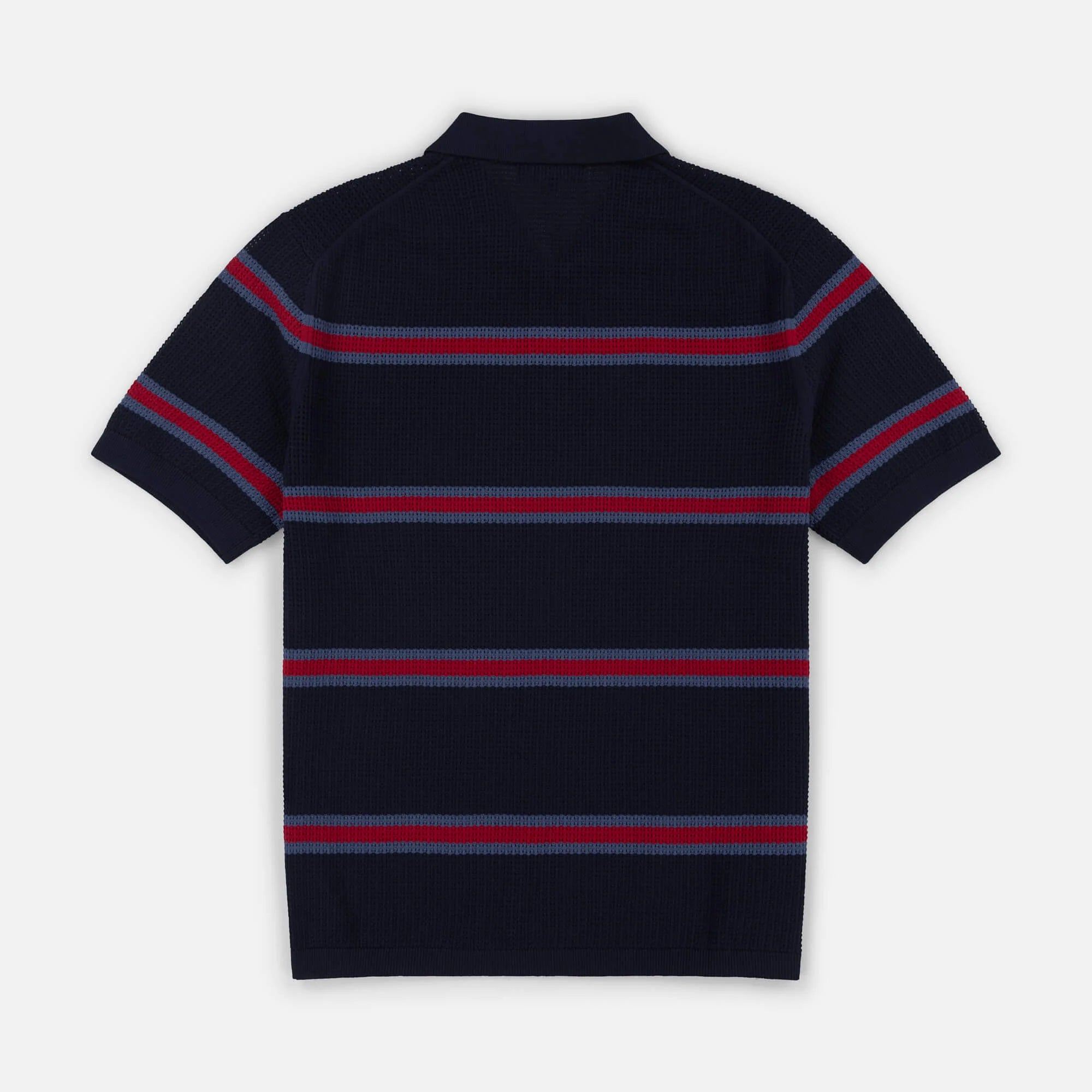 Venta Knitted Polo Blue