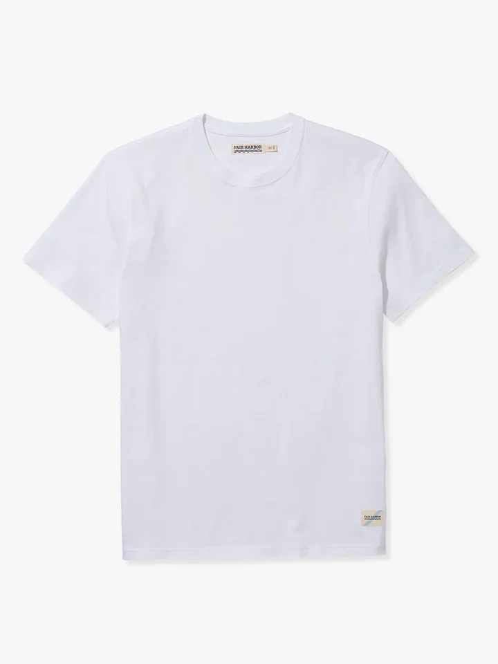 The Saltaire Tee White