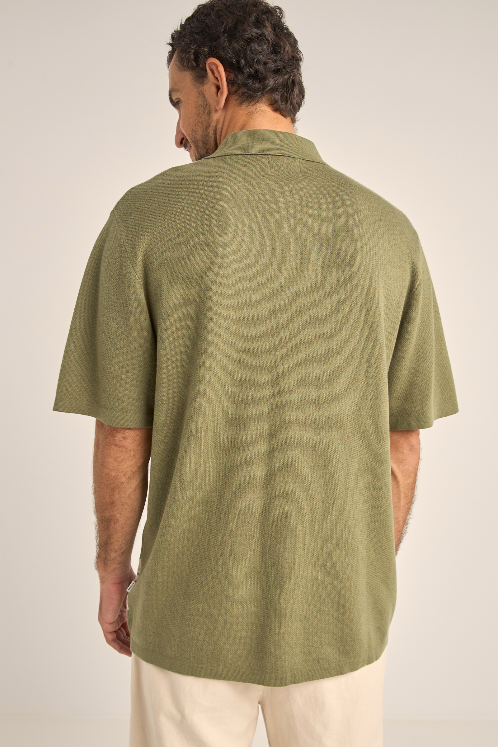 Loma Knitted Short Sleep Shirt Sage