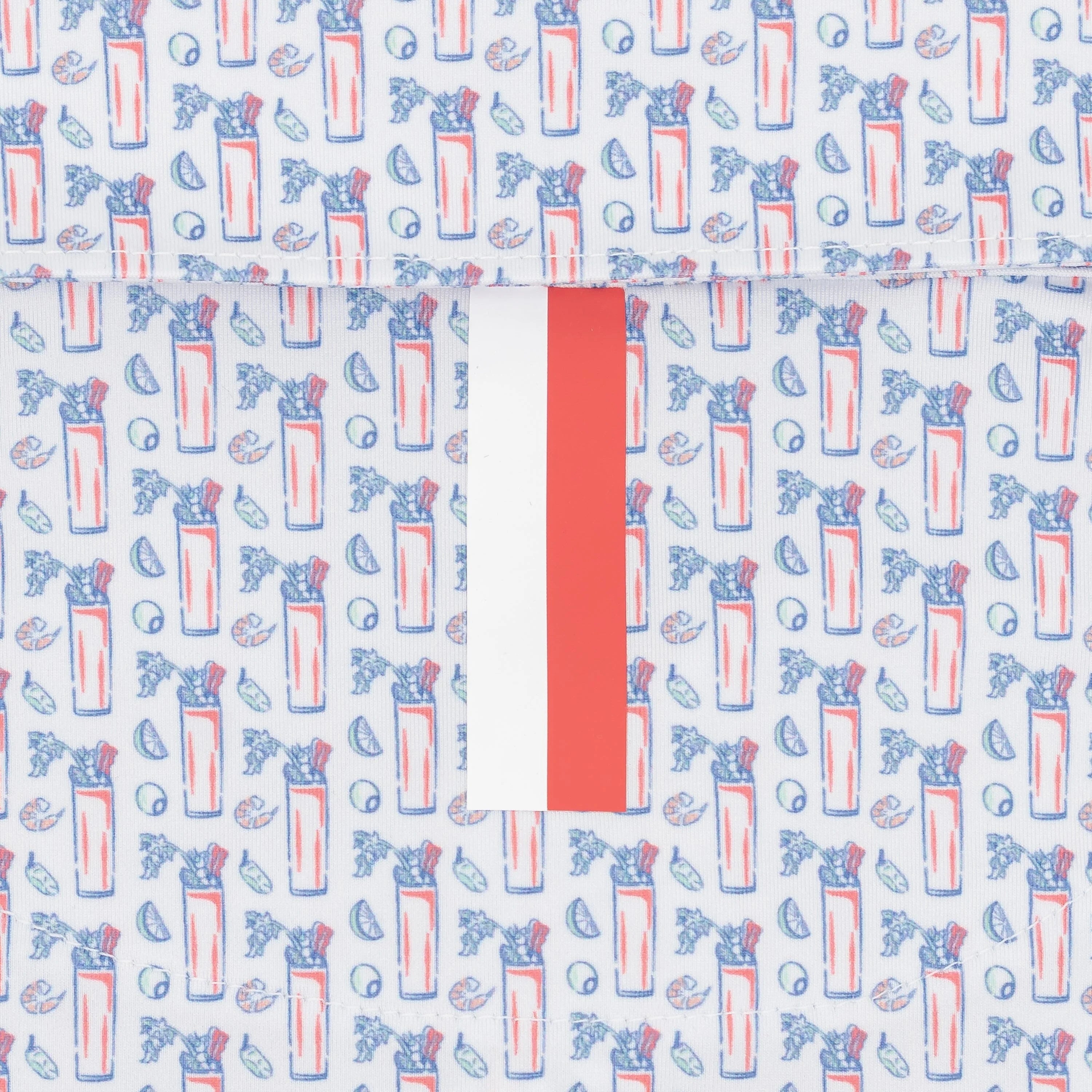 The Bloody Mary 2.0 Polo White/Sorbet Red