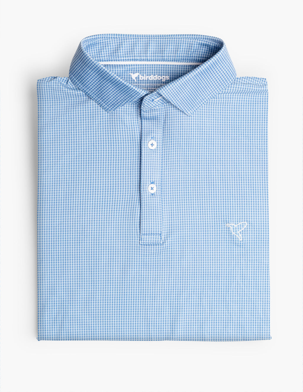 Henry Fjord Polo Skyway Houndstooth