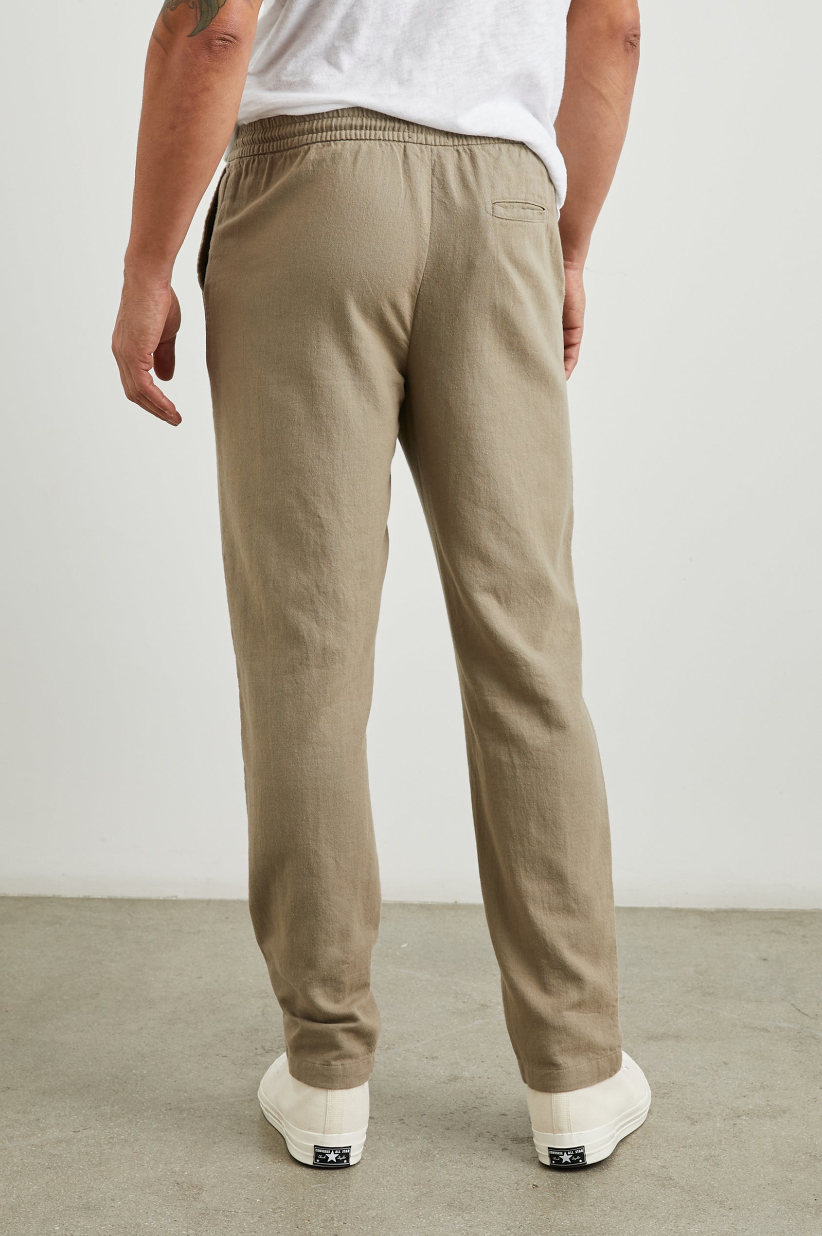 Callum Drawstring Pants Barley