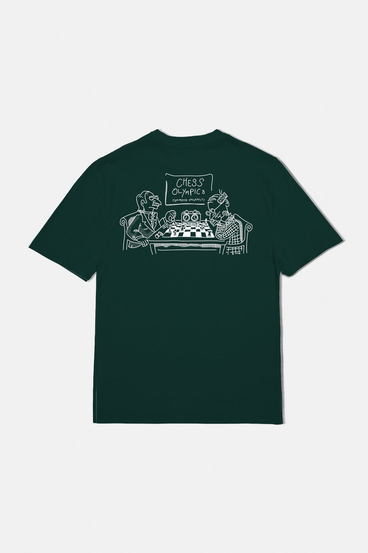 Chess Olympics T-Shirt in Dark Green