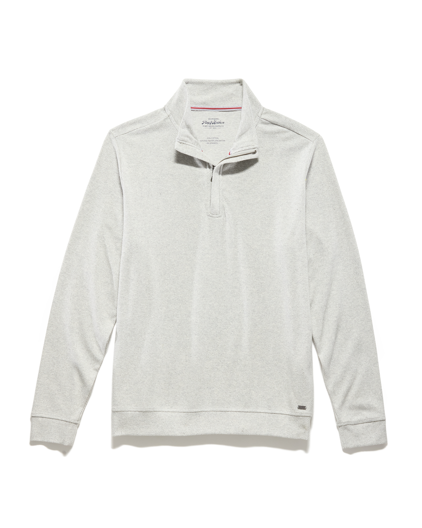 Hero Twill 1/4 Zip Grey