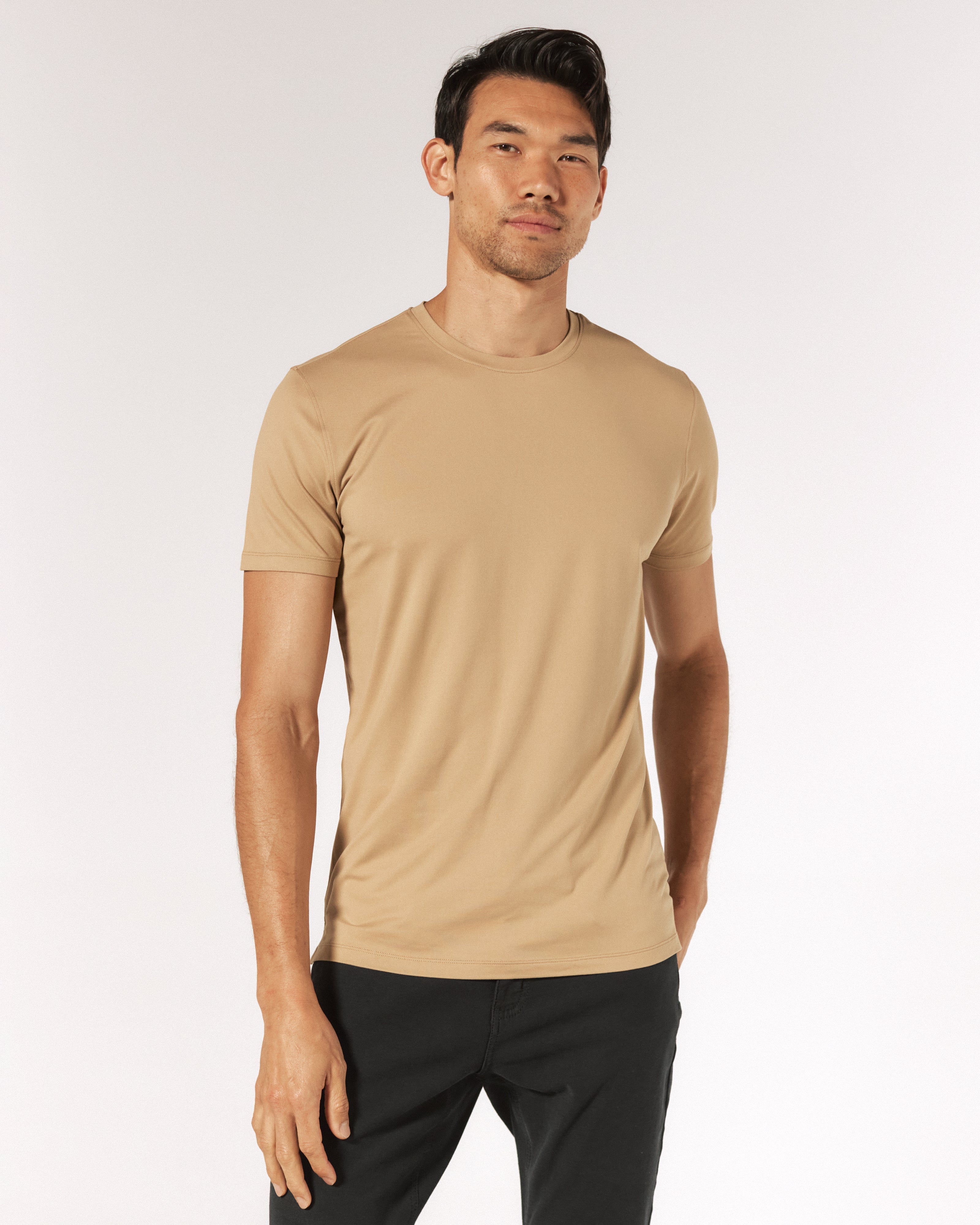 Core Crew Neck Tee Camel