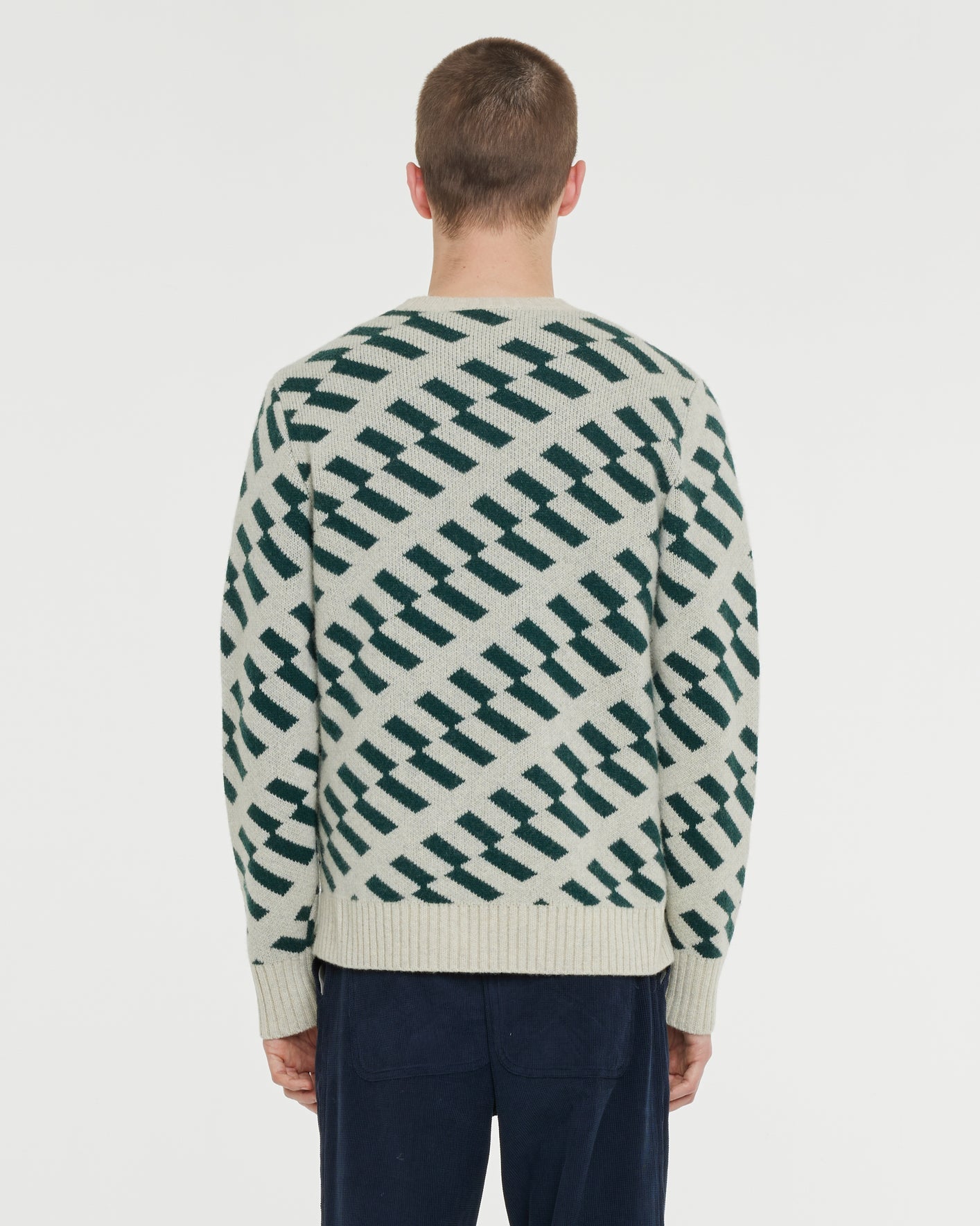 Ski Round Top Sweater in Ecru