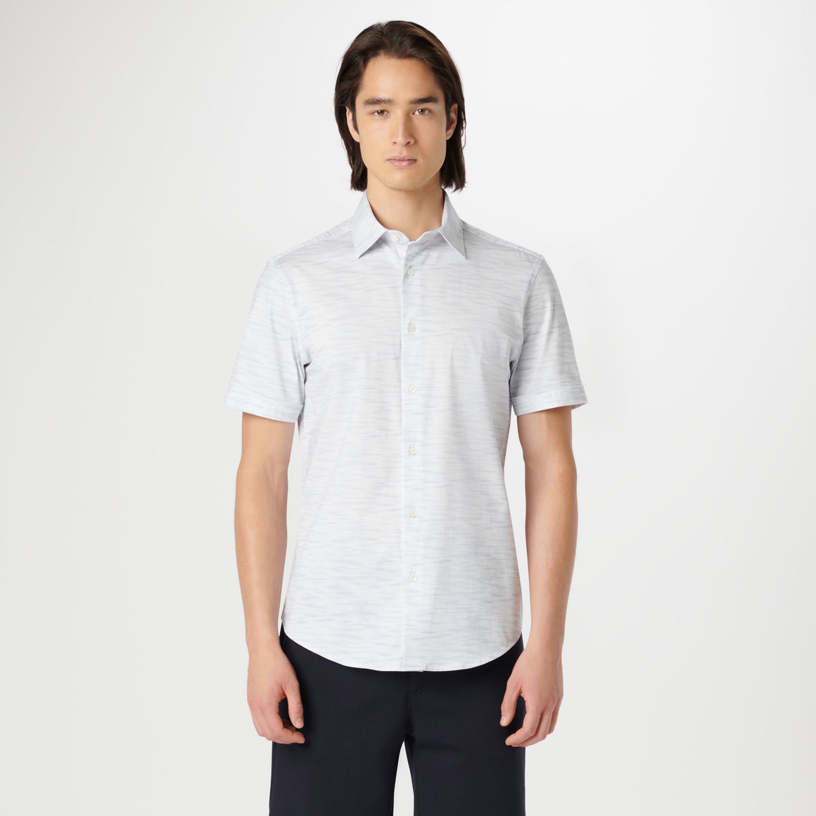 OOOHCotton Miles Shirt White Melange