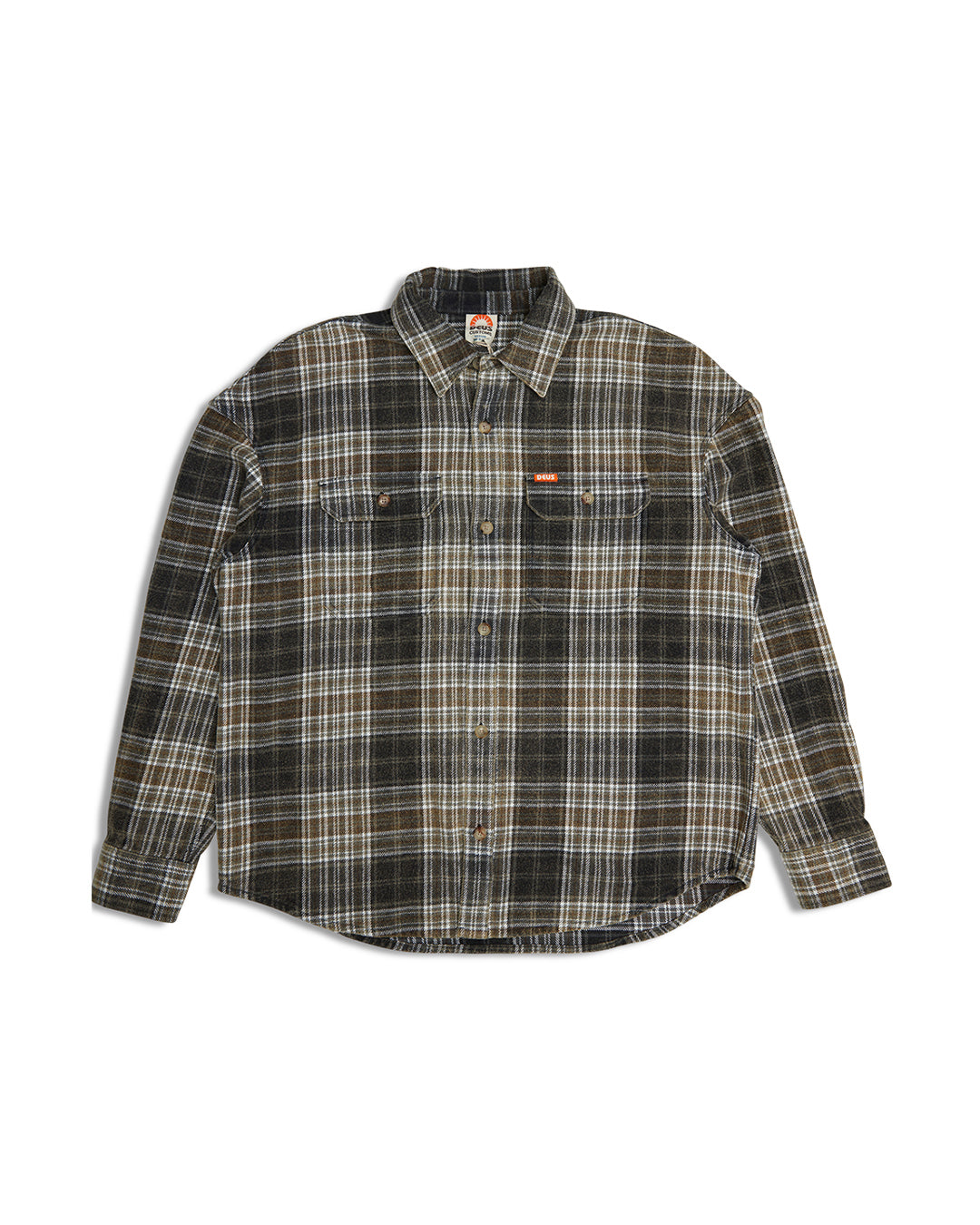 Vacay Check Shirt Grey Check