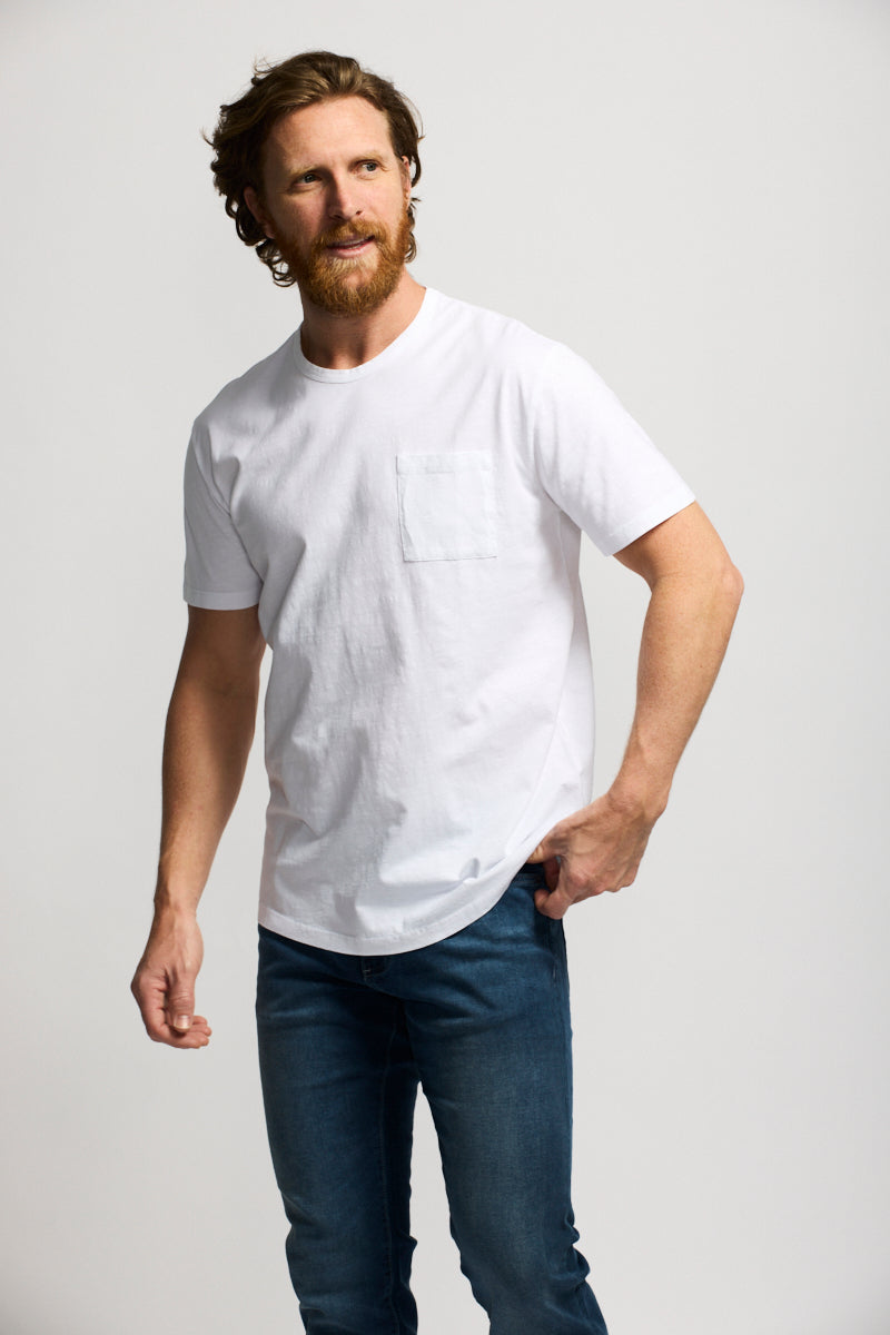 Slub Cotton T-Shirt White