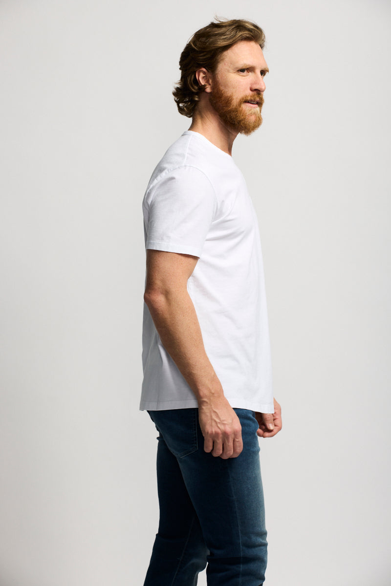 Slub Cotton T-Shirt White