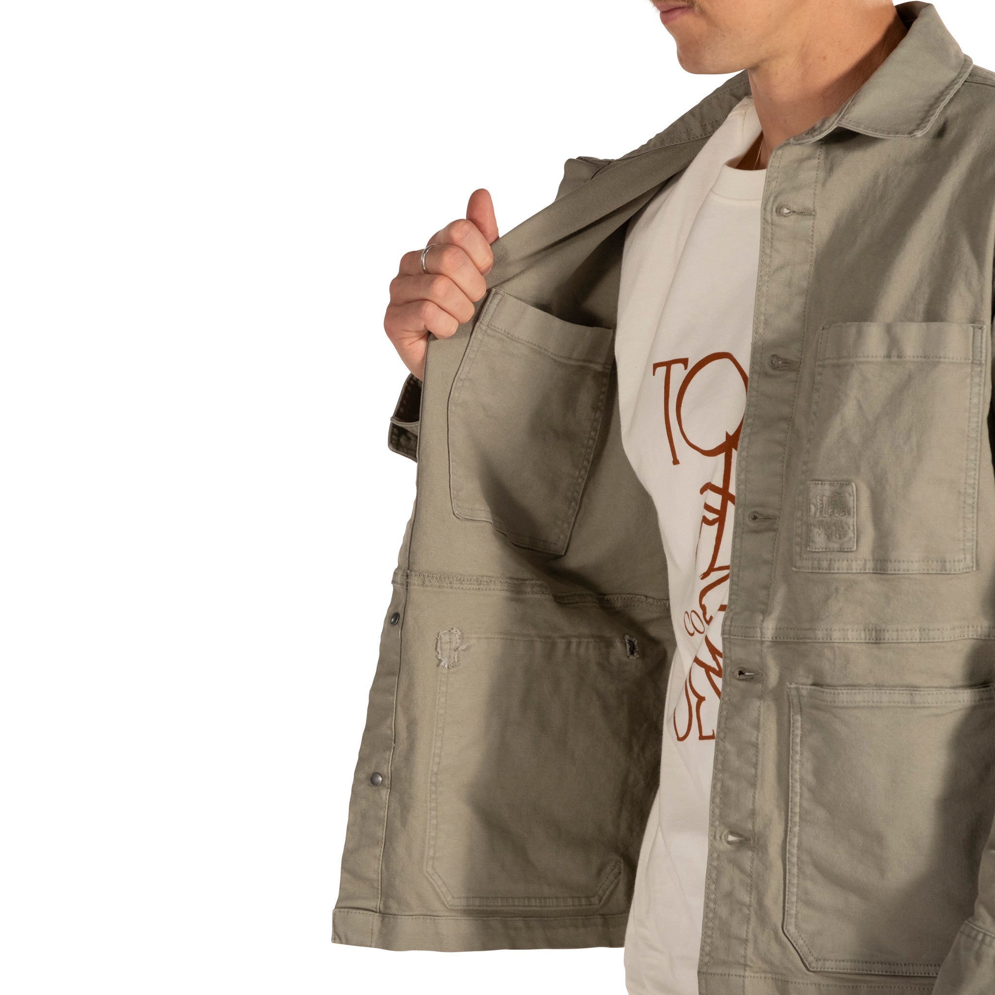 Dirt Utility Jacket, Dried Sage