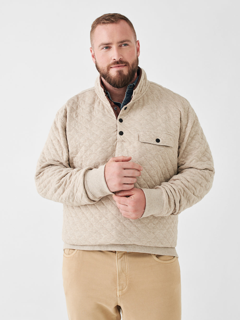 Epic Quilted Fleece Pullover