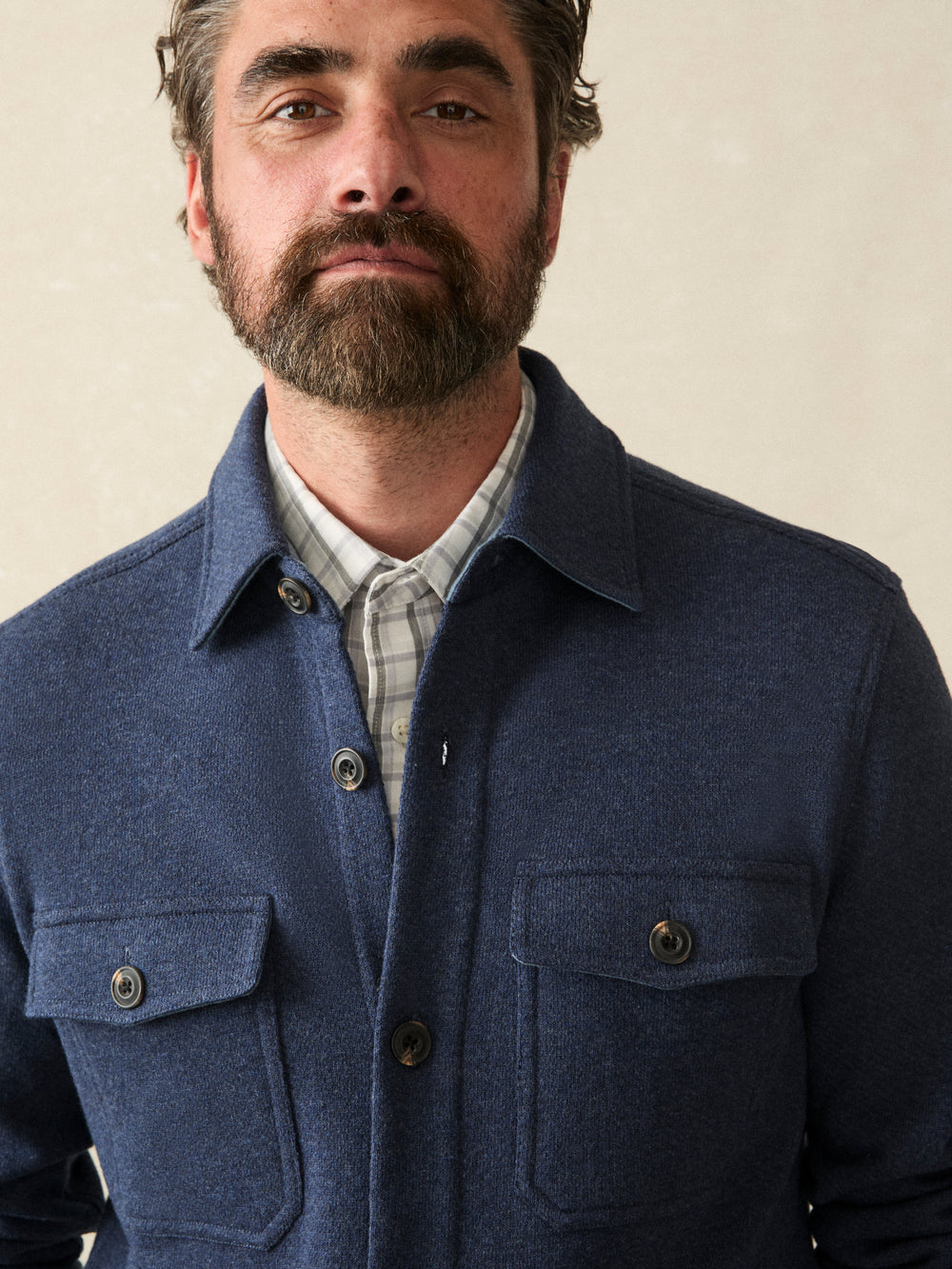 Inlet Knit Shirt Jacket