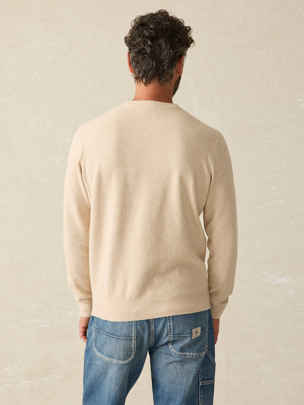 Jackson Crew Sweater II in Seaport Sand Heather