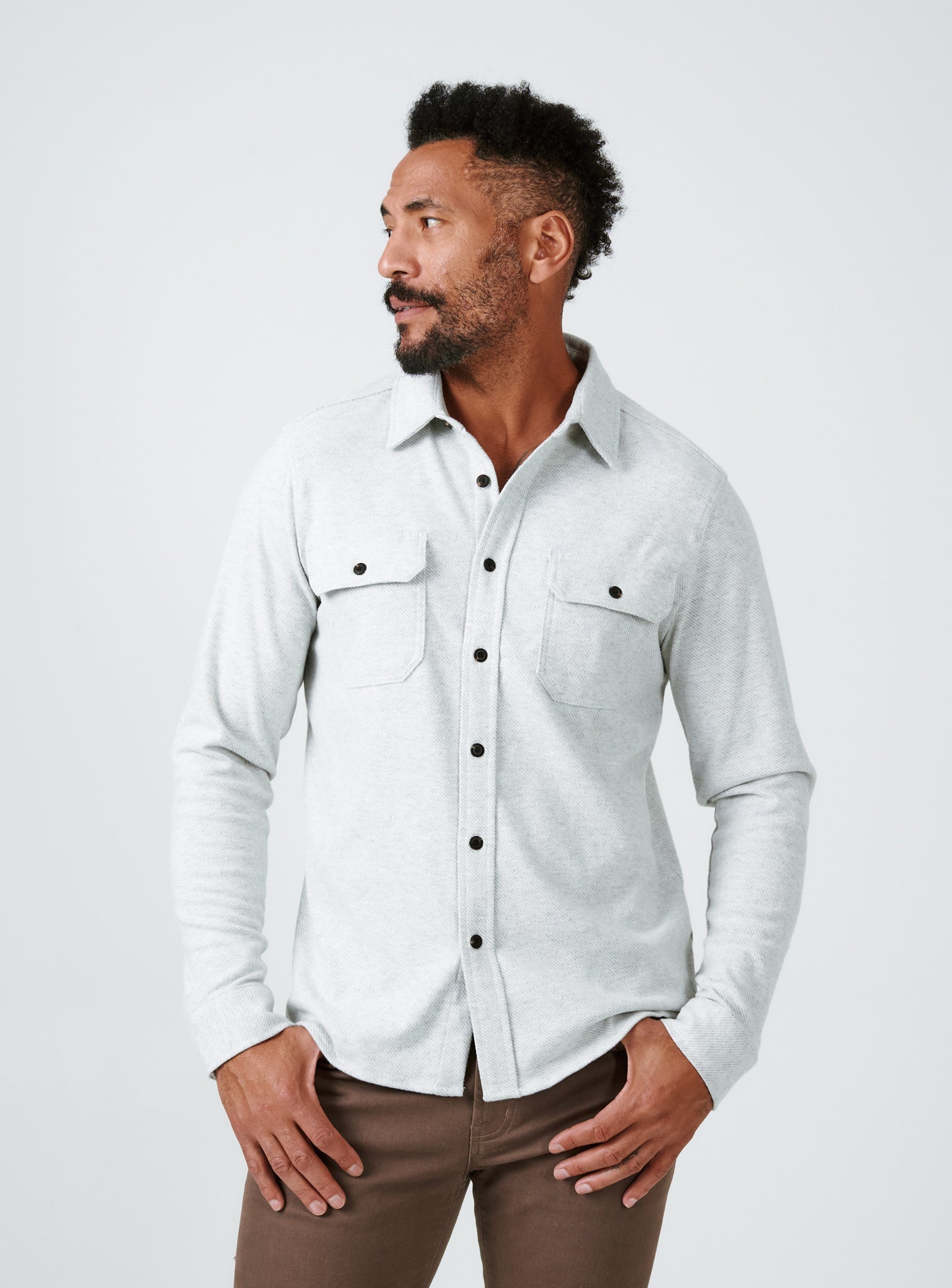 Generation 4-Way Stretch Shirt Ecru