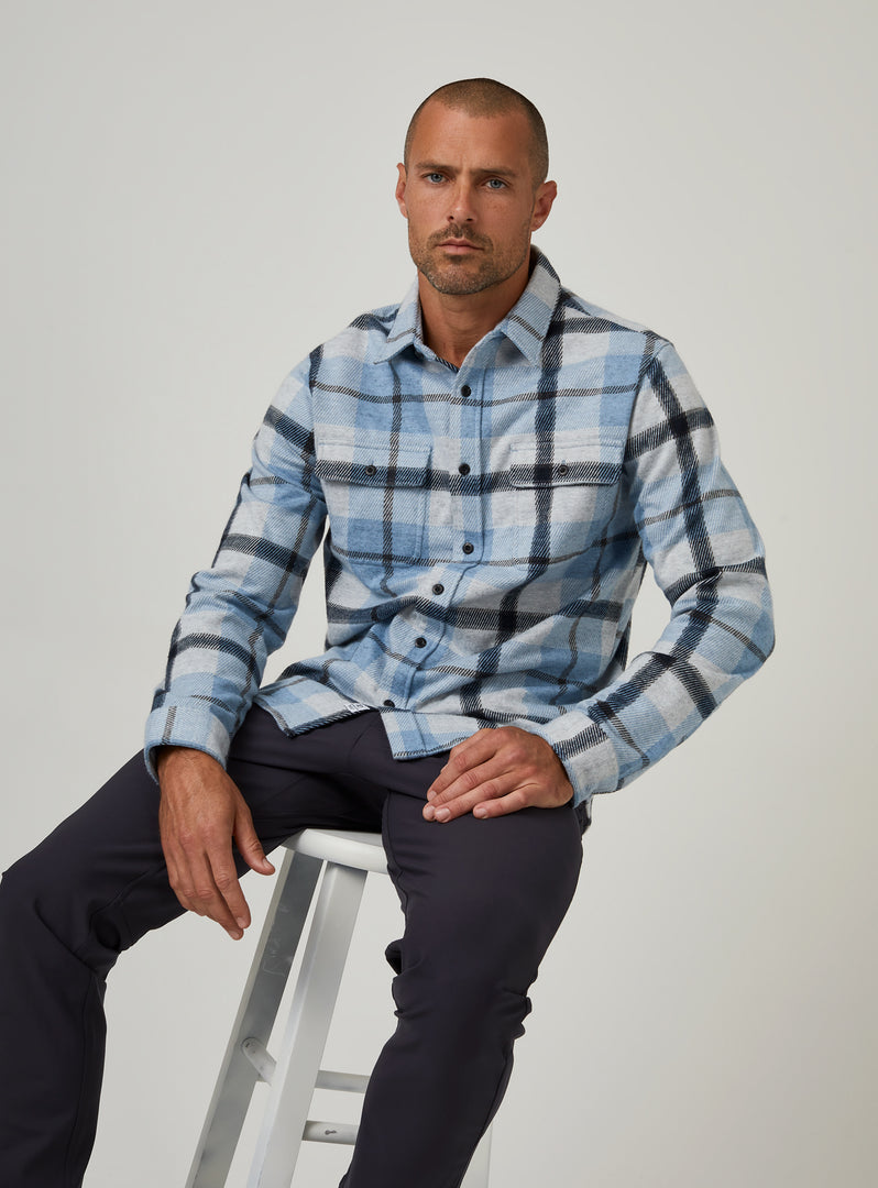 Generation 4-Way Stretch Shirt- Light Blue