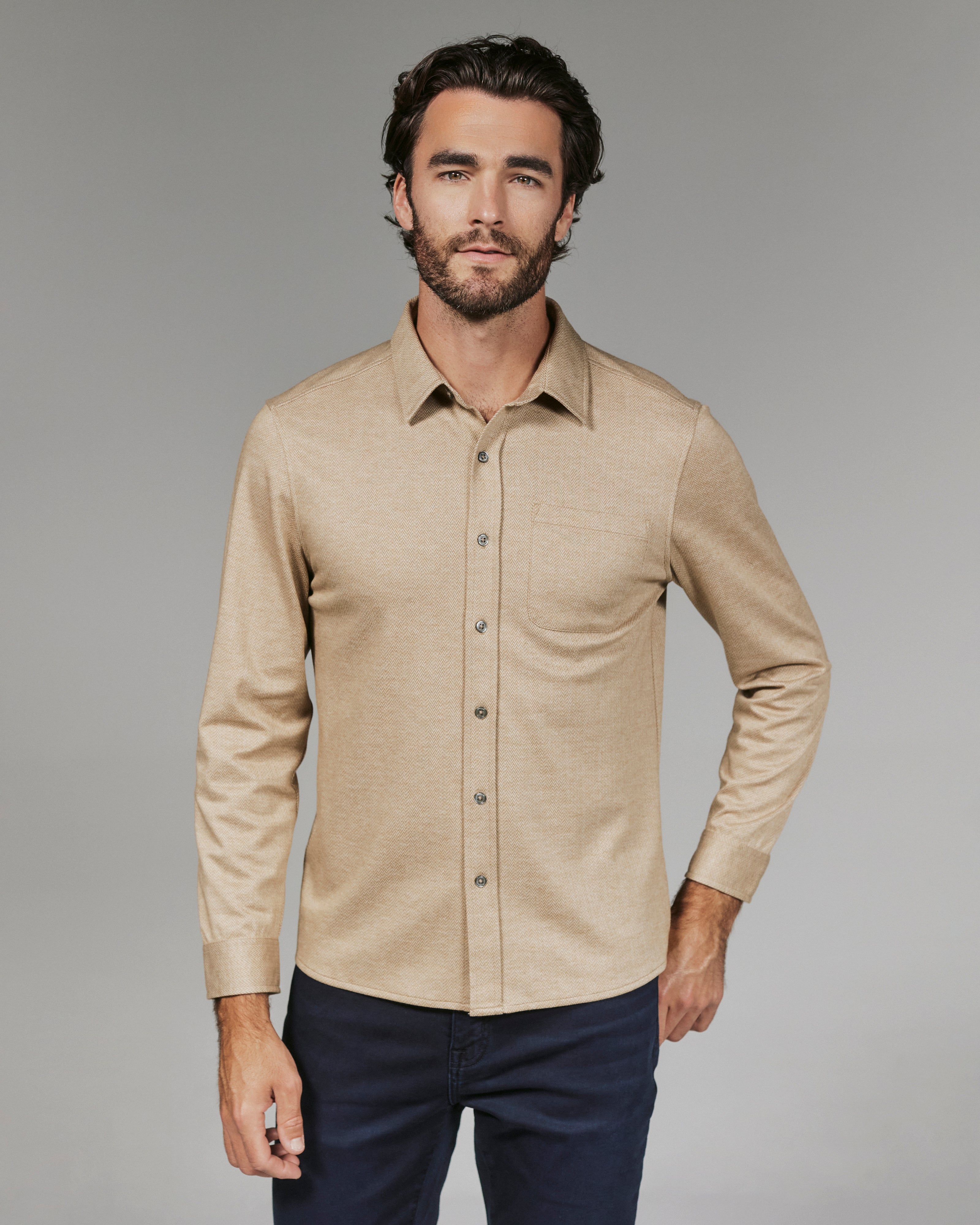 Generation Knit Shirt Tan