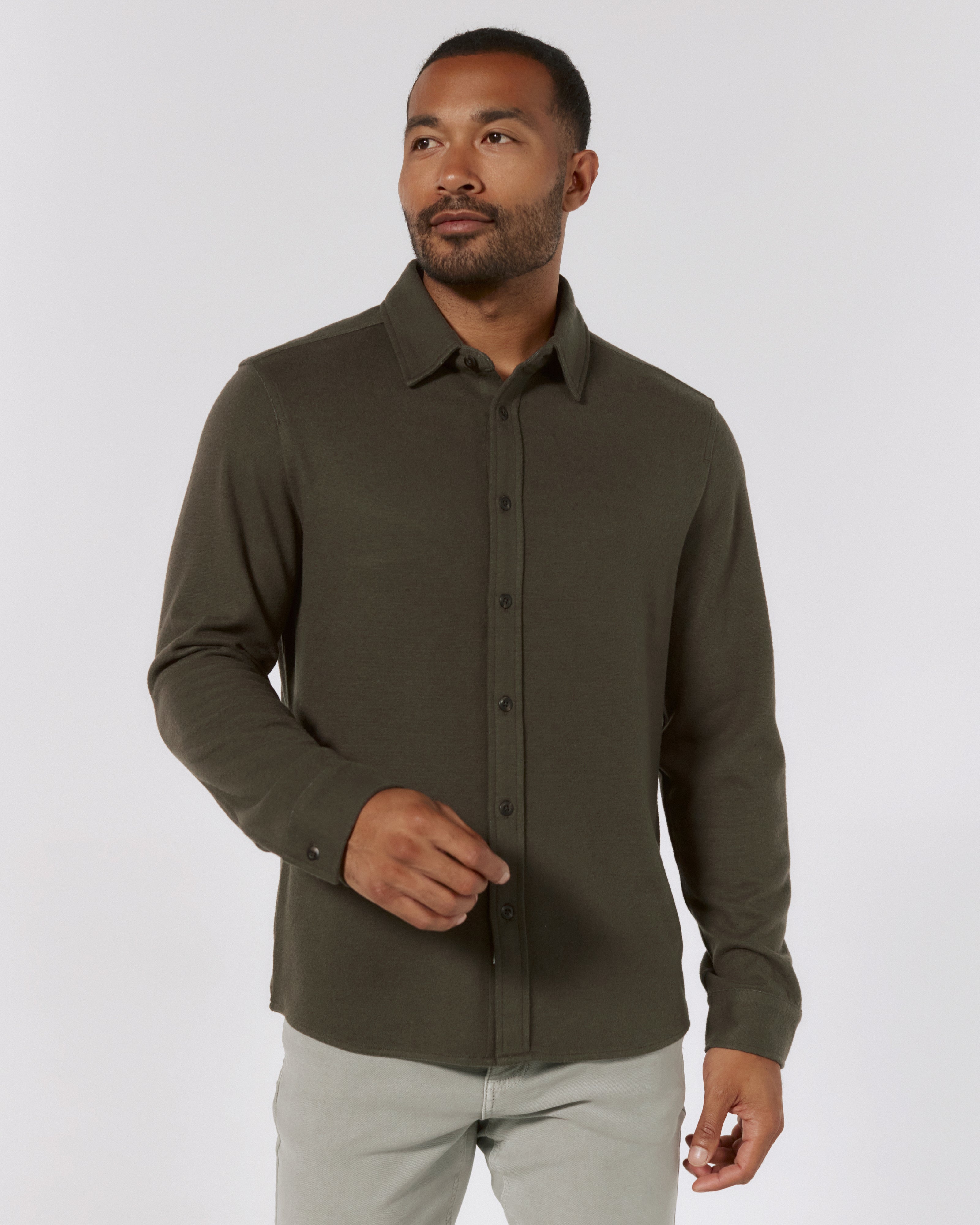 Generation Long Sleeve Shirt Olive