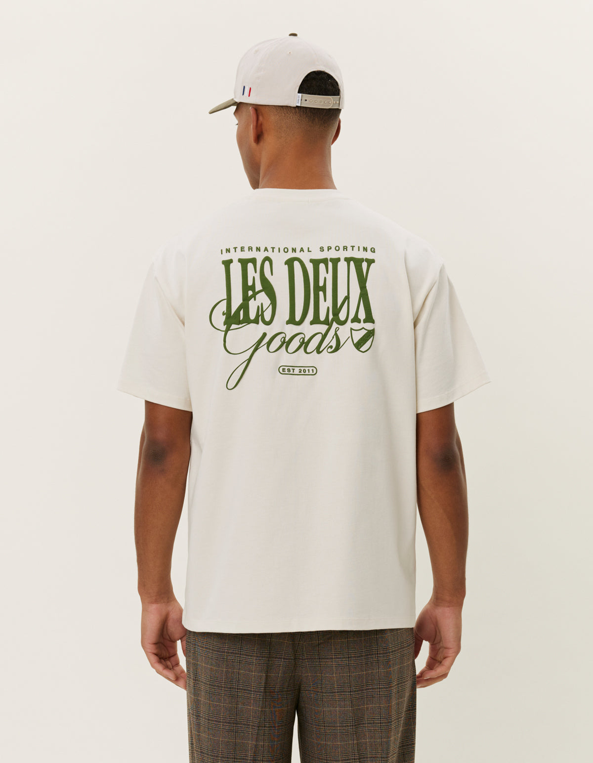 Goods T-Shirt Ivory/Chive Green